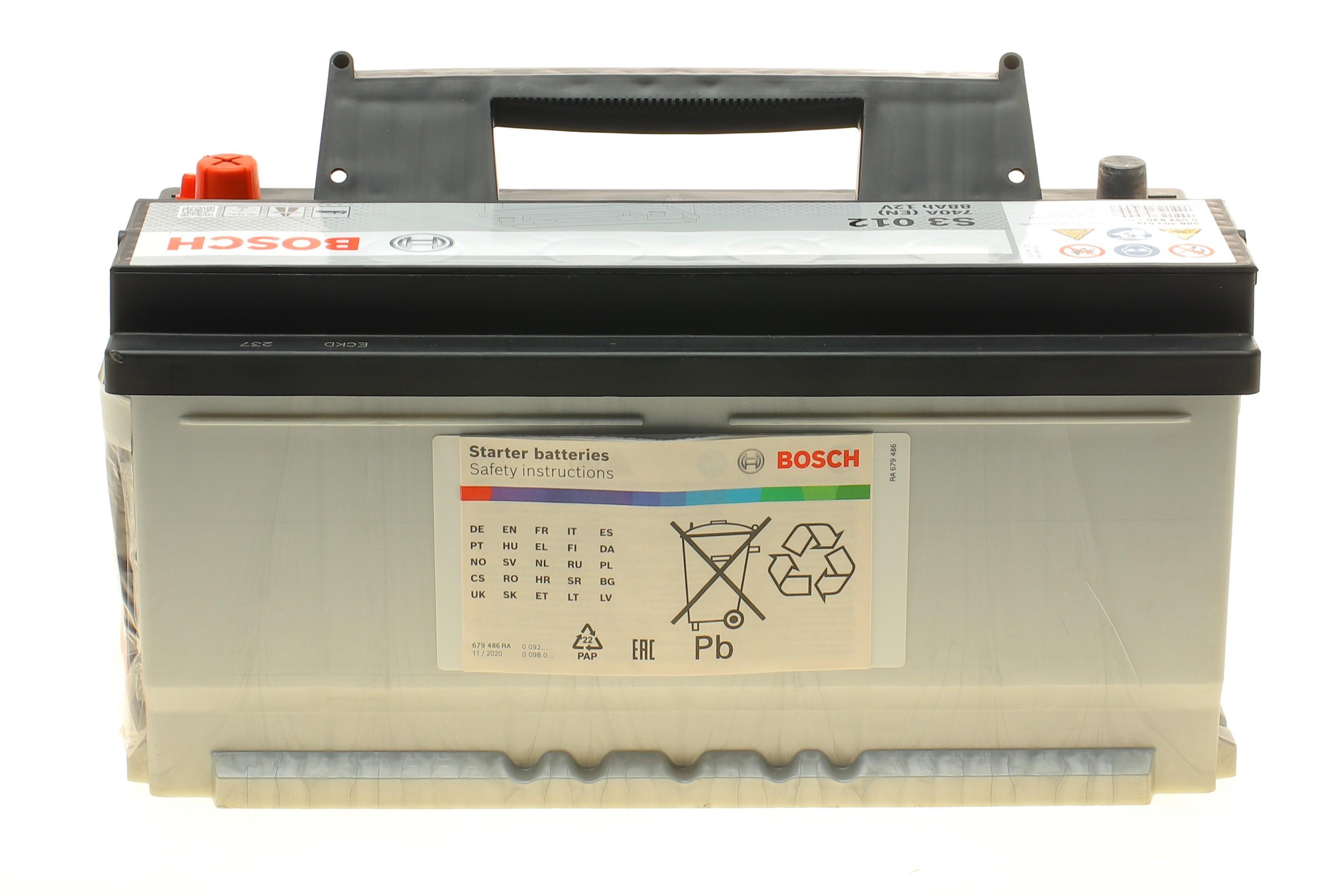 Акумуляторна батарея 88Ah/740A (353x175x175/+R/B13)