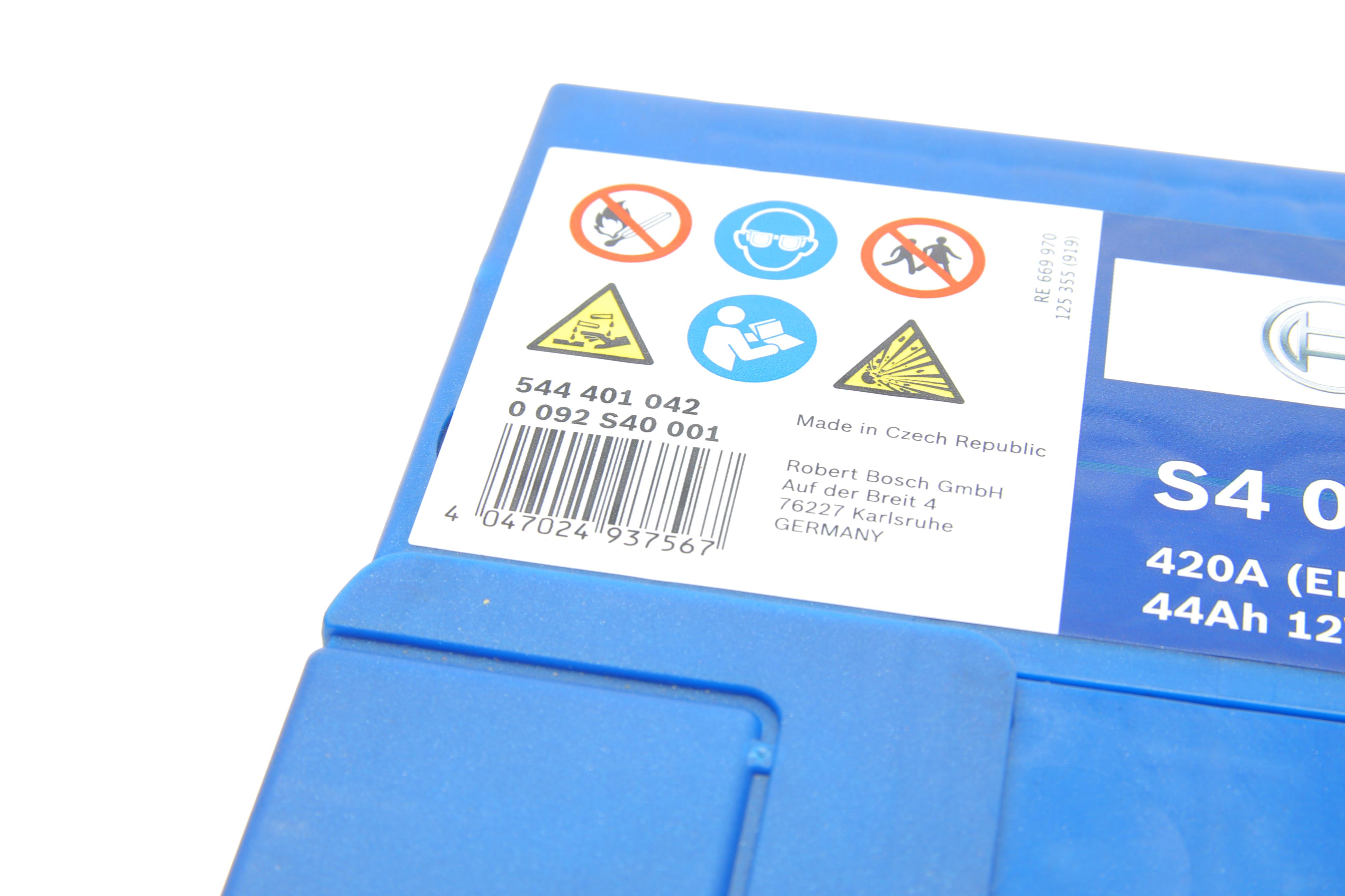 Акумуляторна батарея 44Ah/420A (175x175x190/+R/B13)