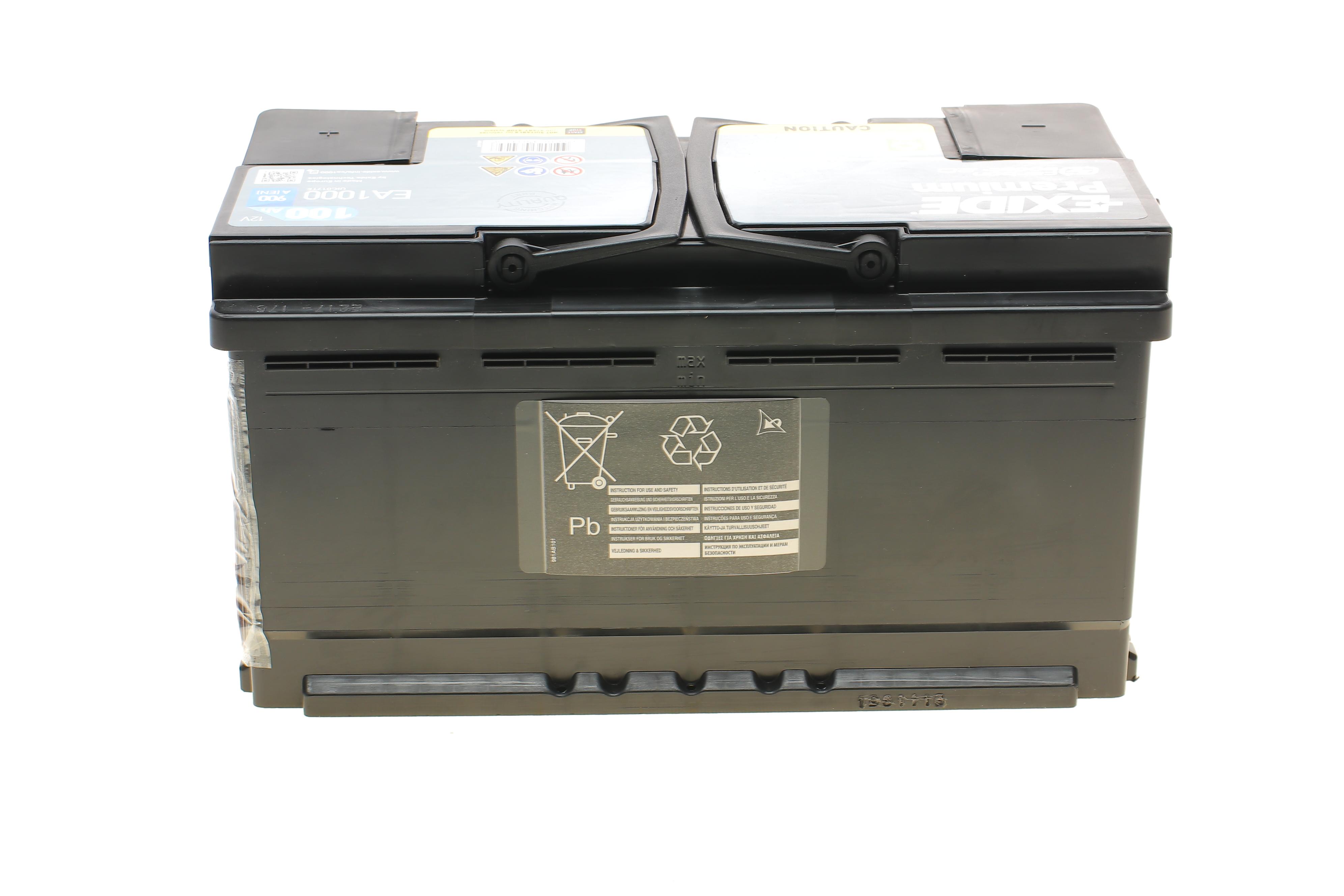 Акумуляторна батарея 100Ah/900A (353x175x190/+R/B13) Premium