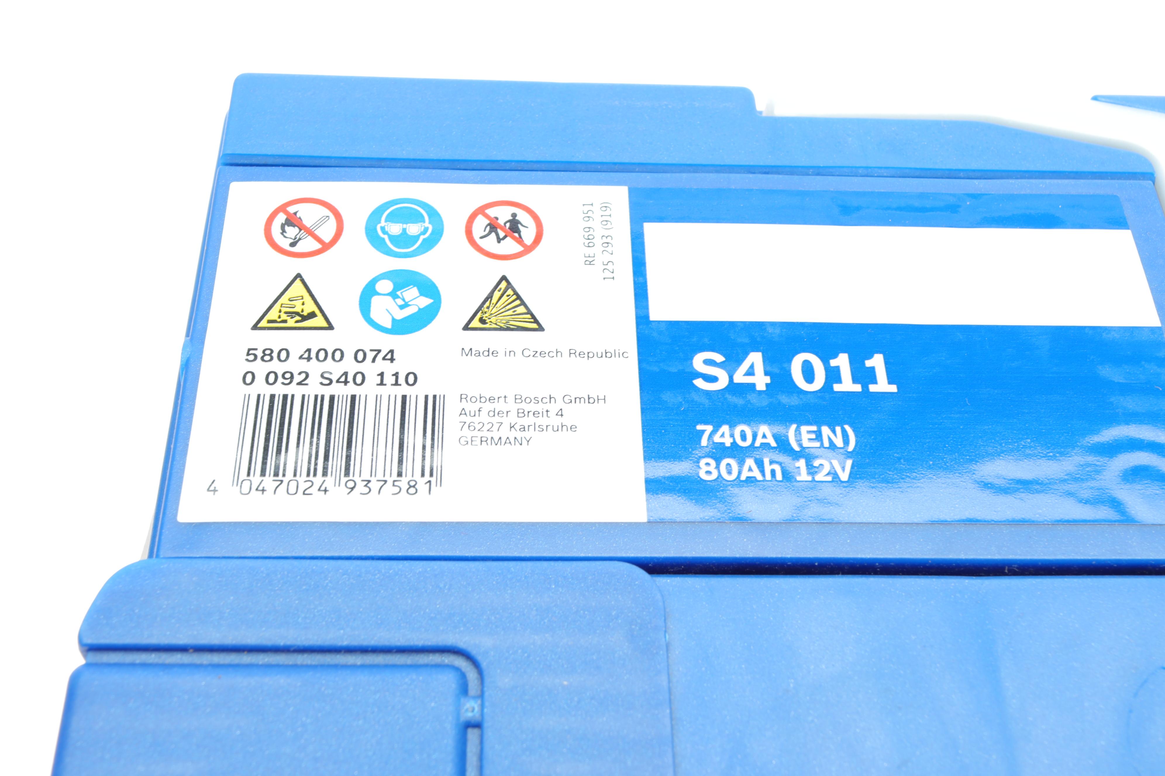 Акумуляторна батарея 80Ah/740A (315x175x190/+R/B13)