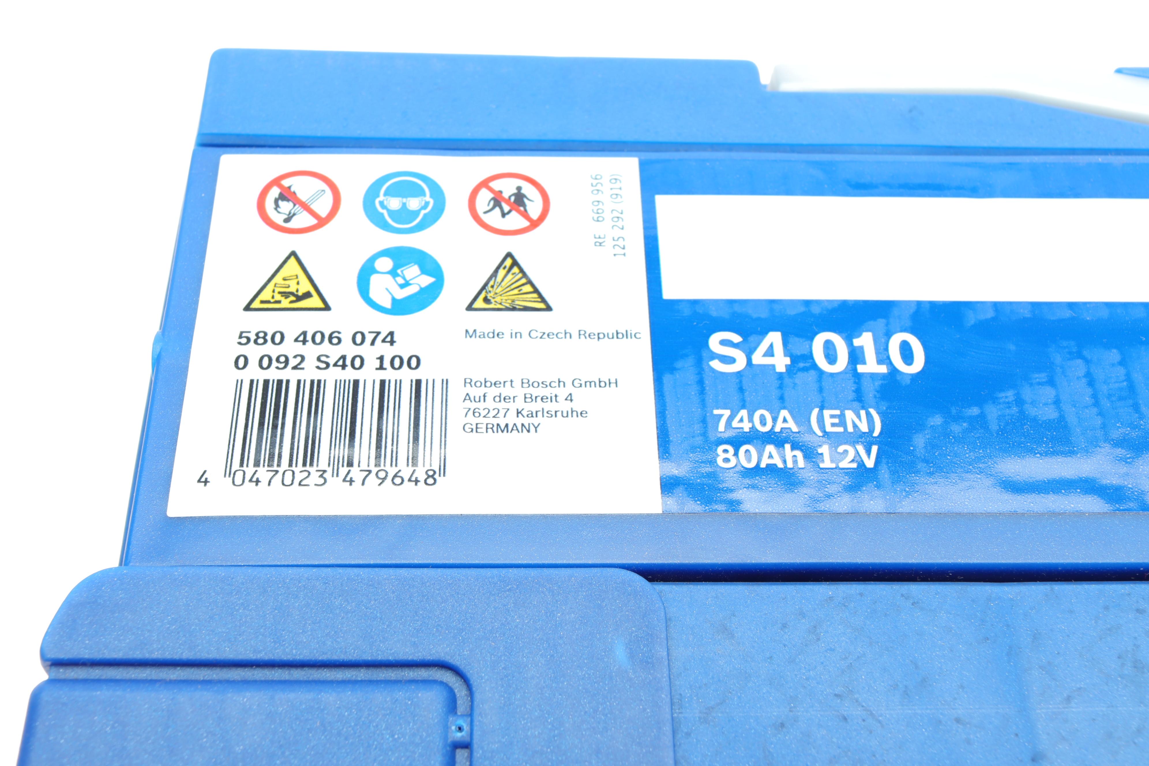 Акумуляторна батарея 80Ah/740A (315x175x175/+R/B13)