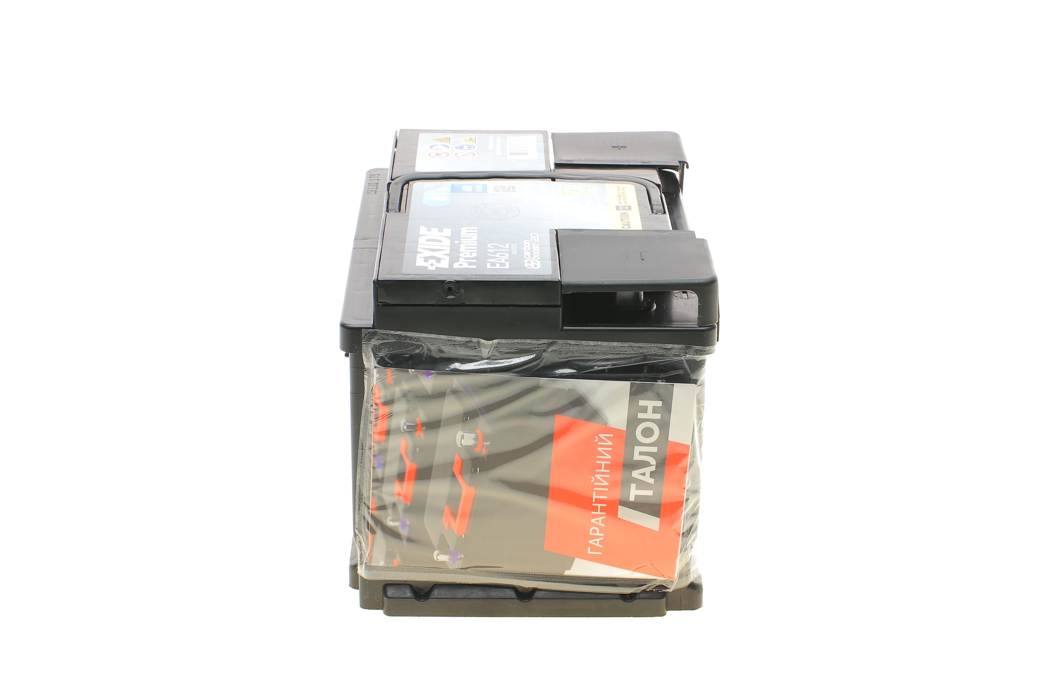 Акумуляторна батарея 61Ah/600A (242x175x175/+R/B13) Premium