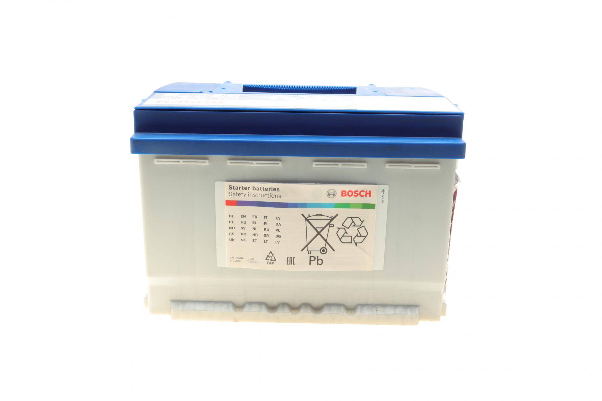 Акумуляторна батарея 70Ah/760A (278x175x190/+R/B13) (Start-Stop EFB)