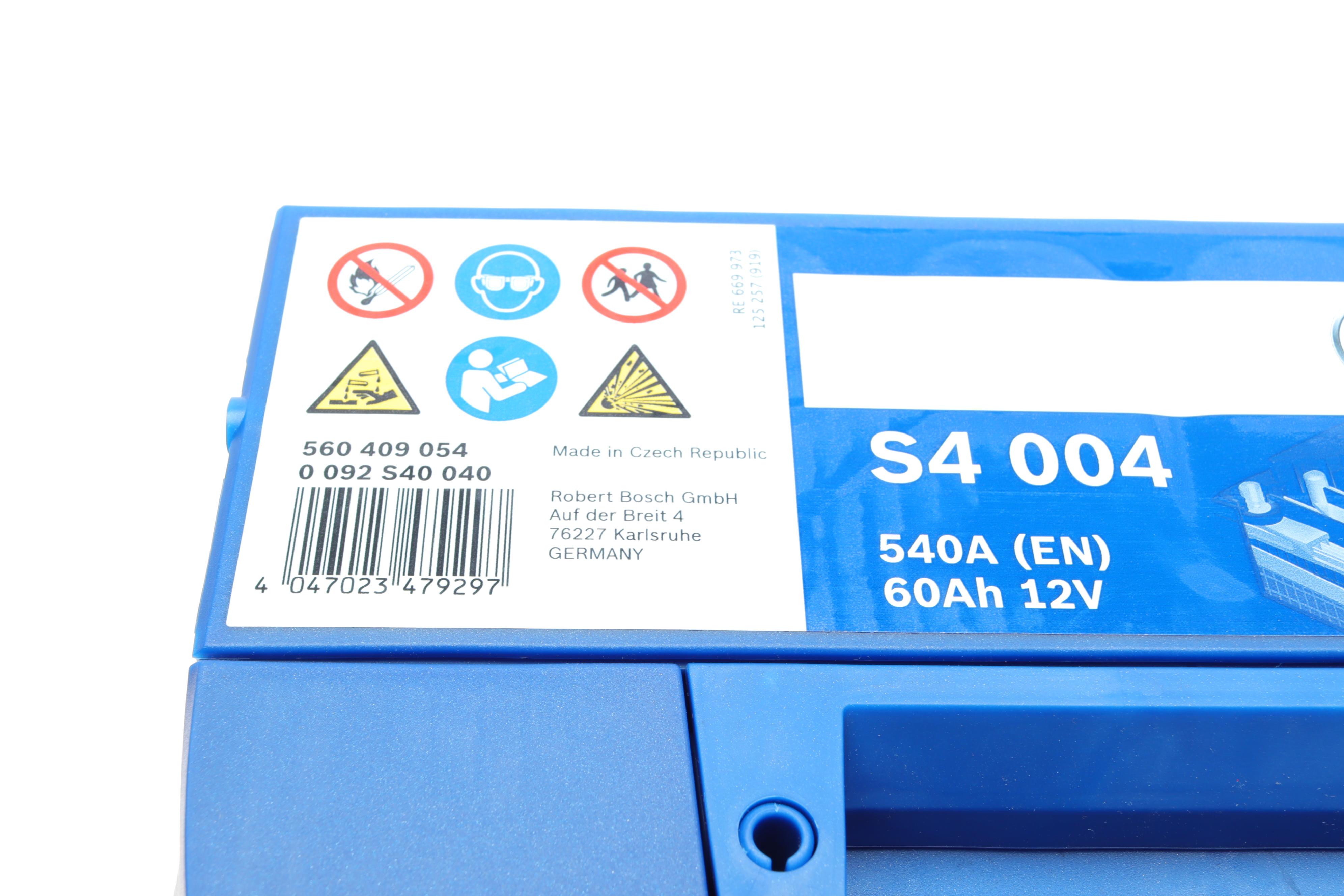 Акумуляторна батарея 60Ah/540A (242x175x175/+R/B13)