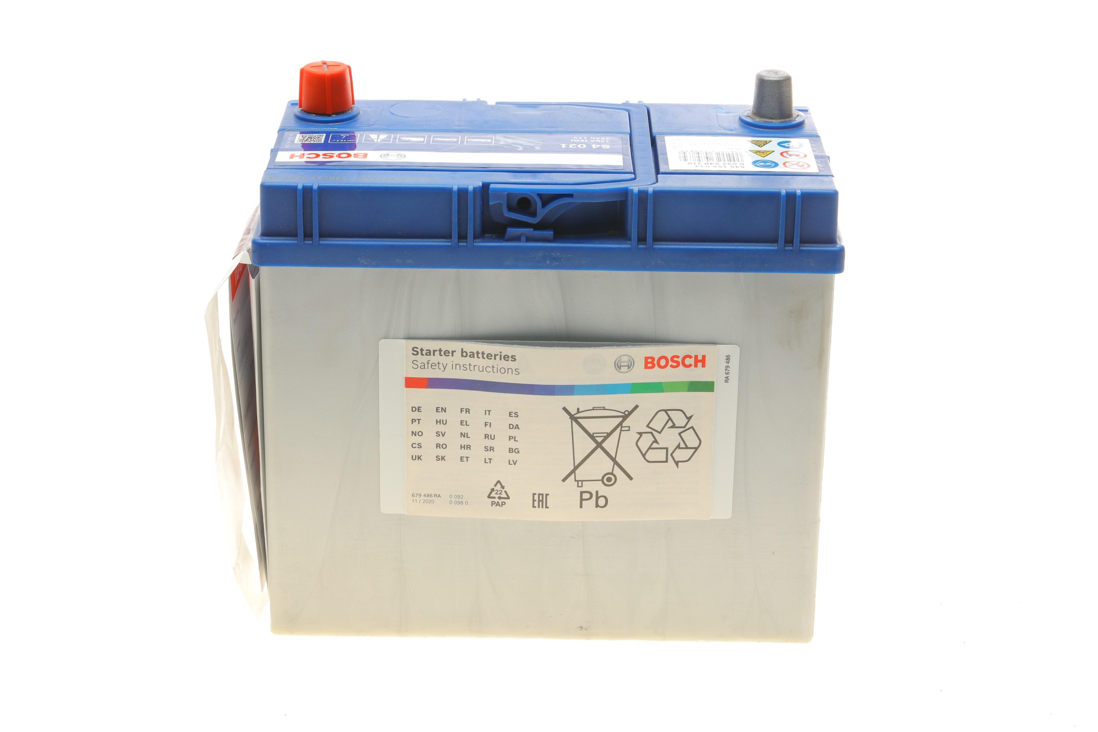 Акумуляторна батарея 45Ah/330A (238x129x227/+R) S4 Азія