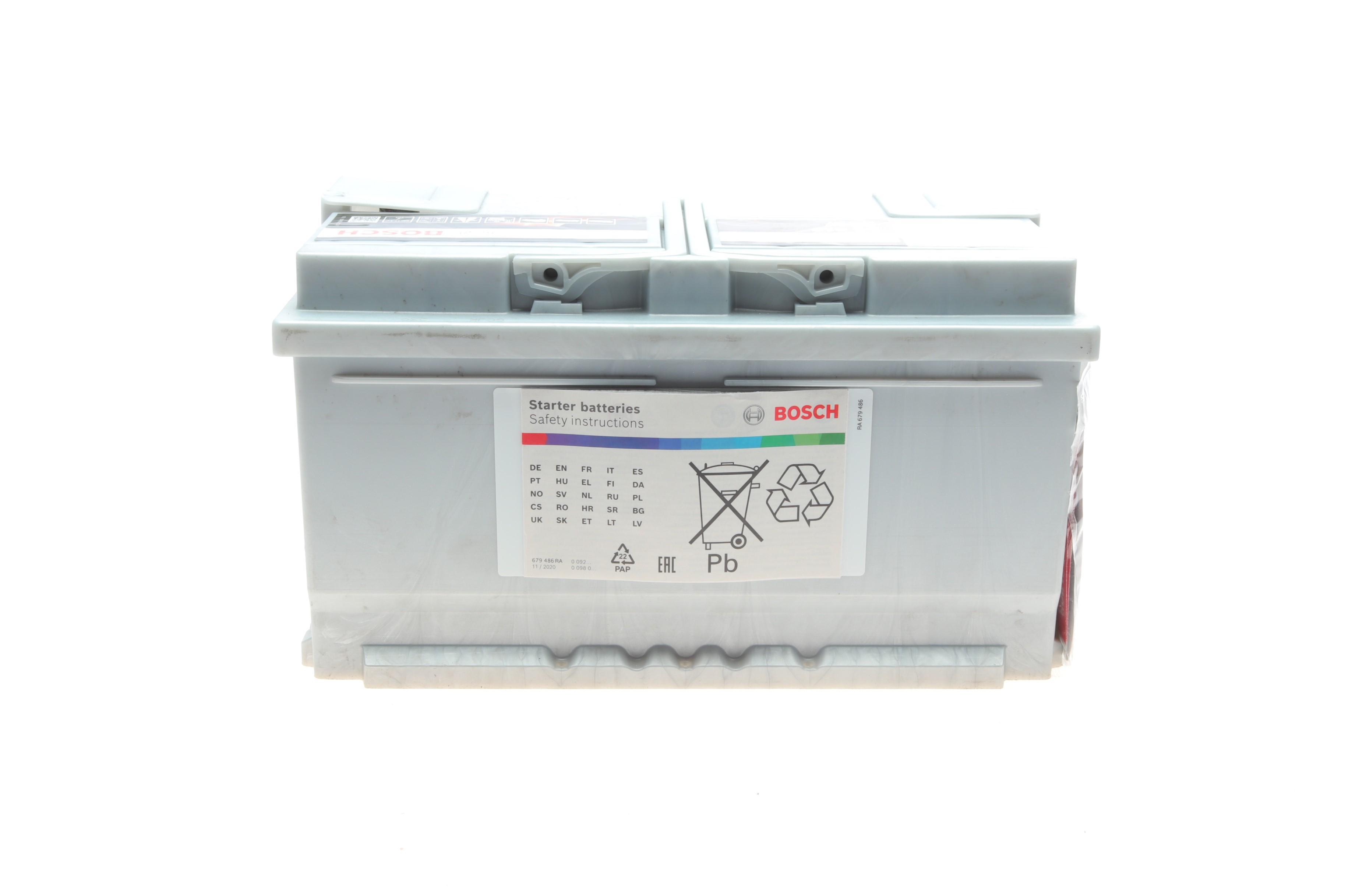 Акумуляторна батарея 85Ah/800A (315x175x175/+R/B13)