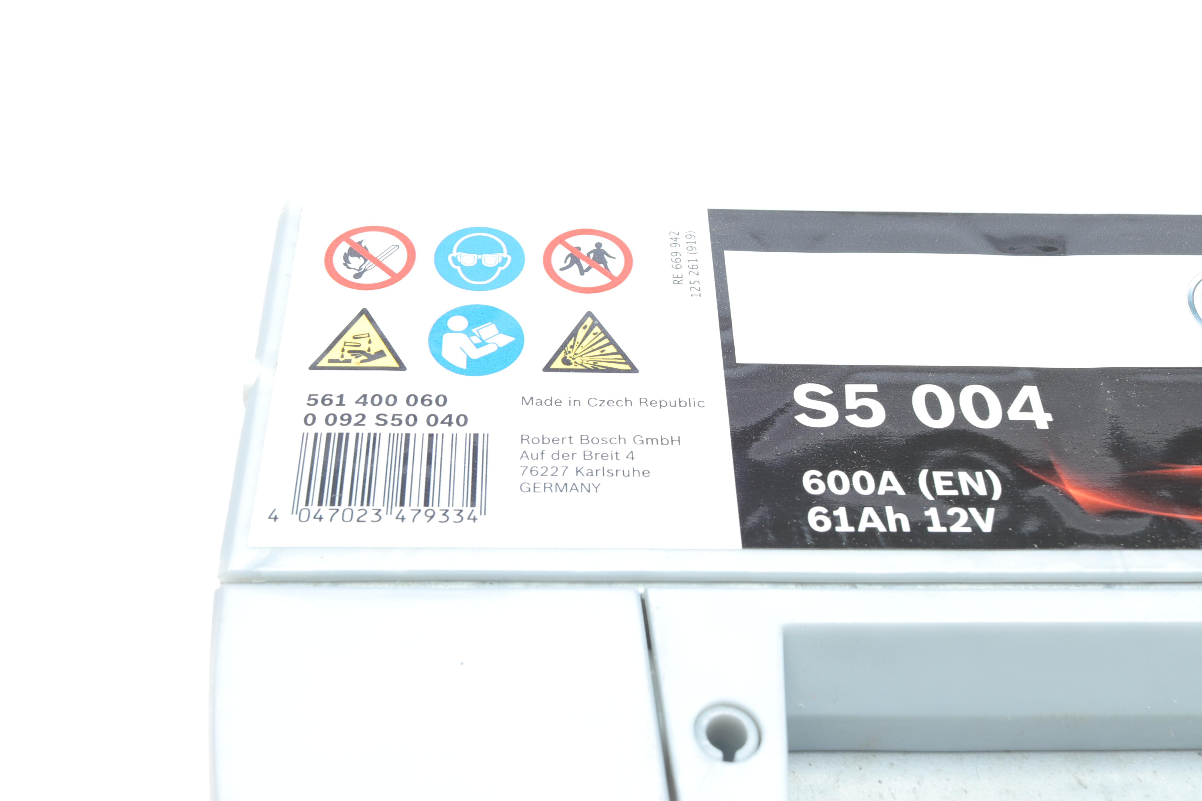 Акумуляторна батарея 61Ah/600A (242x175x175/+R/B13)