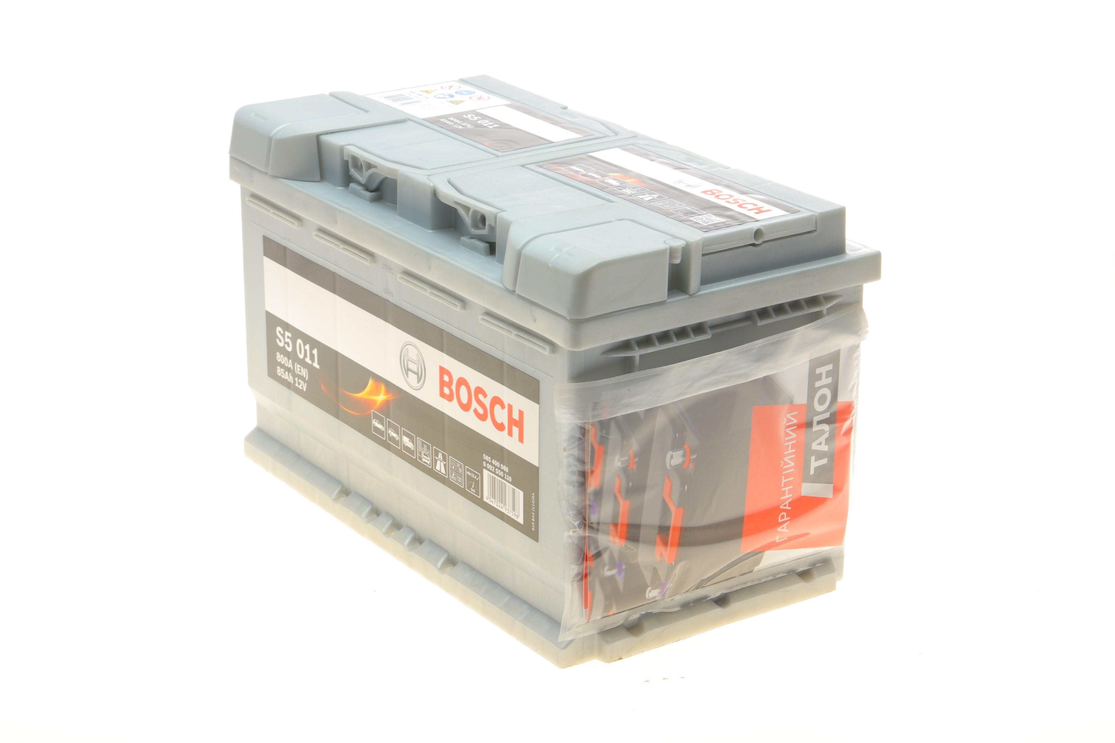 Акумуляторна батарея 85Ah/800A (315x175x190/+R/B13)