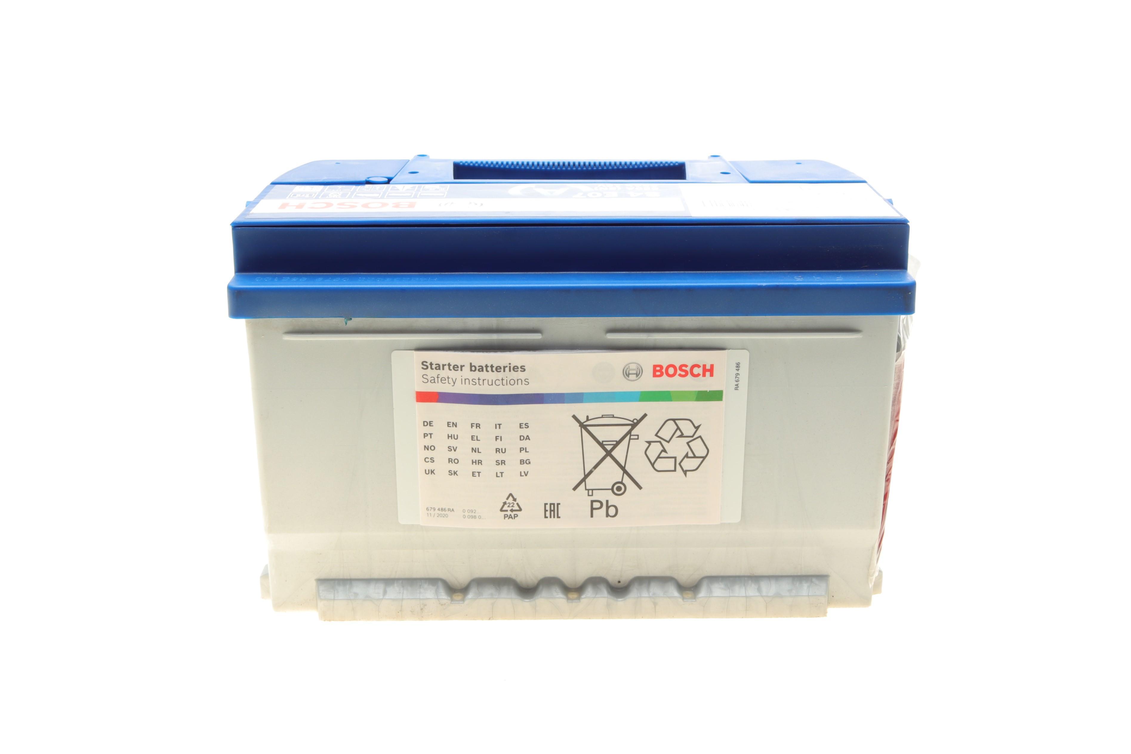 Акумуляторна батарея 65Ah/650A (278x175x175/+R/B13) (Start-Stop EFB)