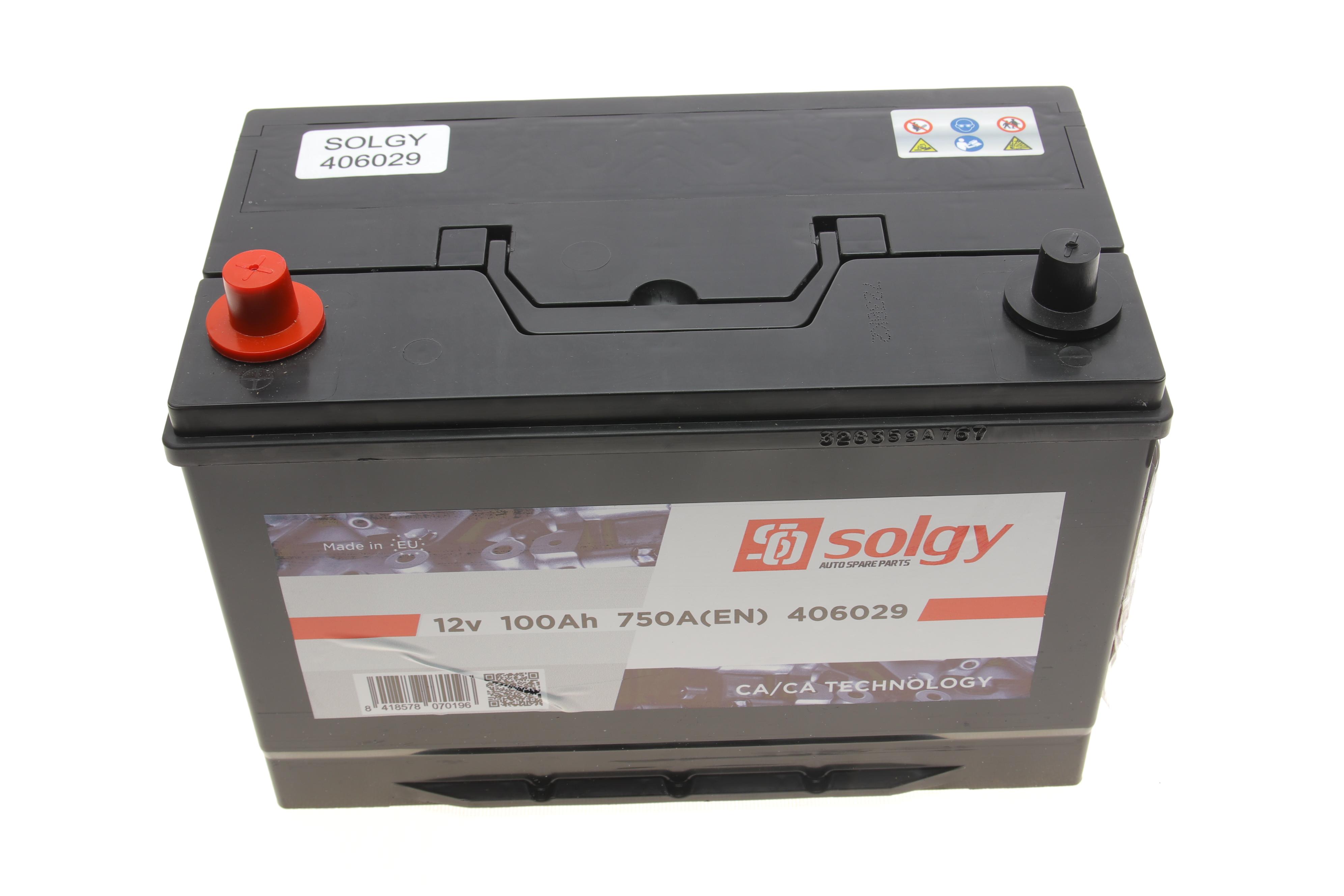 Акумуляторна батарея 100Ah/750A (303x175x227/+L/B01) (Азія)