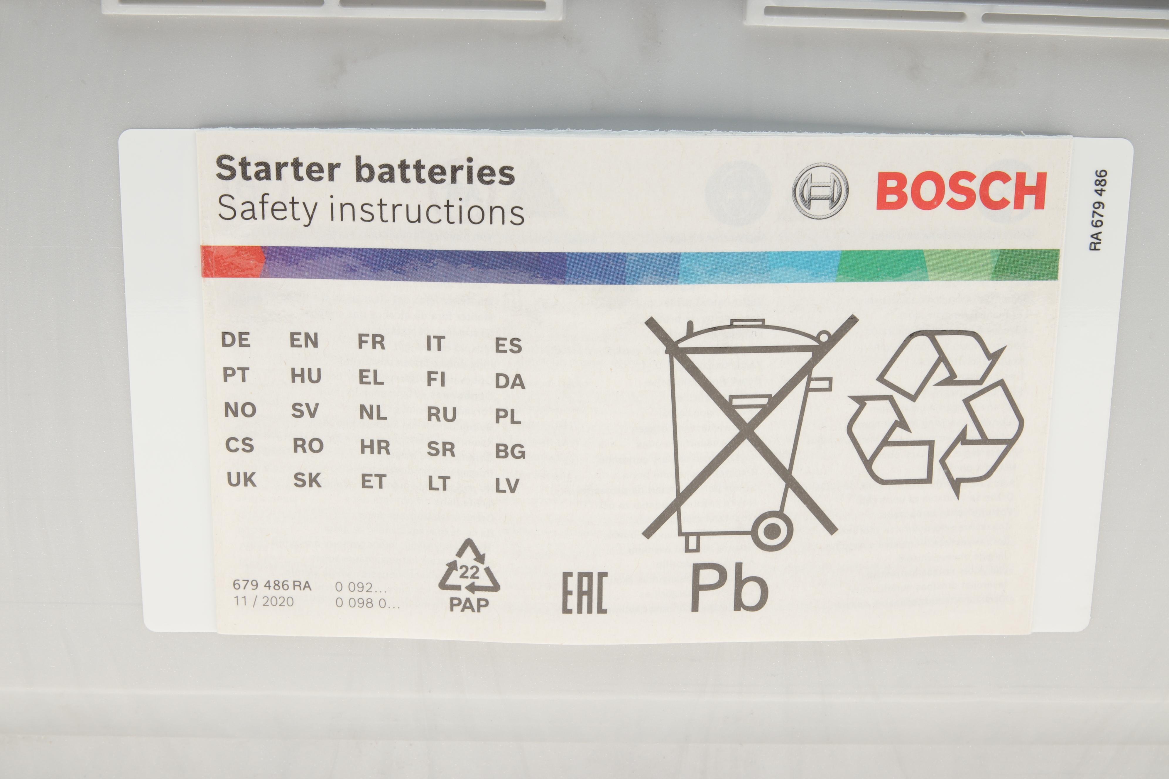 Акумуляторна батарея 95Ah/800A (353x175x190/+R) S4