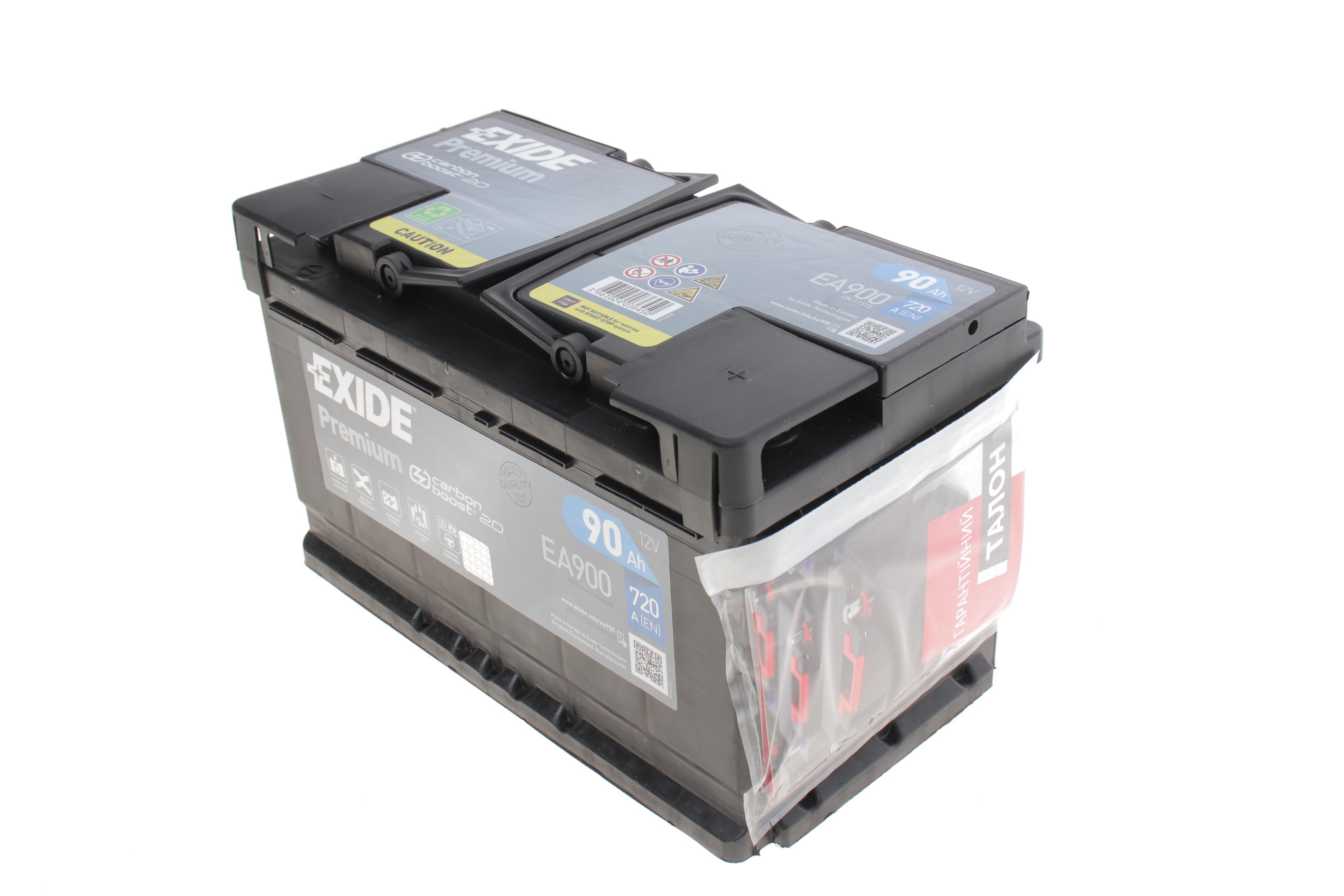 Акумуляторна батарея 90Ah/720A (315x175x190/+R/B01) Premium