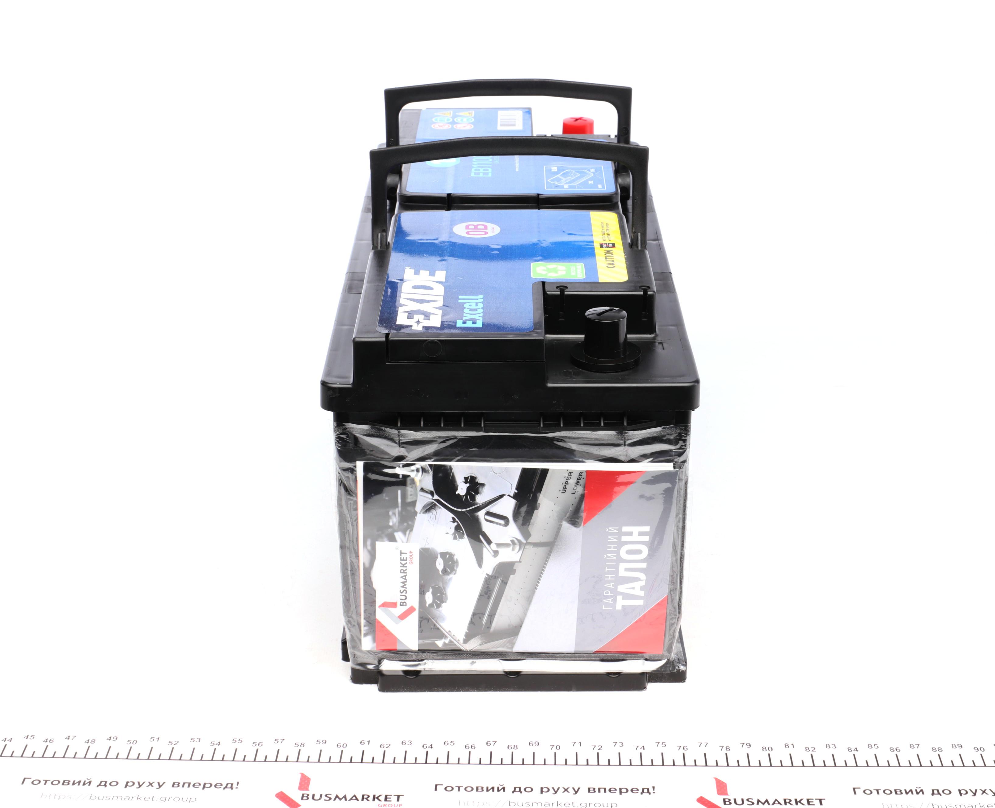 Акумуляторна батарея 110Ah/850A (392x175x190/+R/B13) Excell