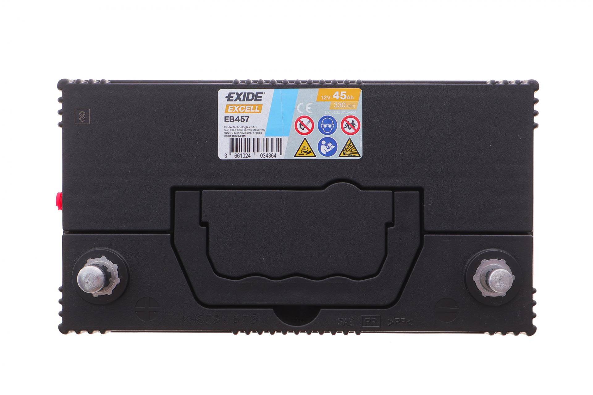 Акумуляторна батарея 45Ah/330A (235x127x226/+L/B00) Excell Азія