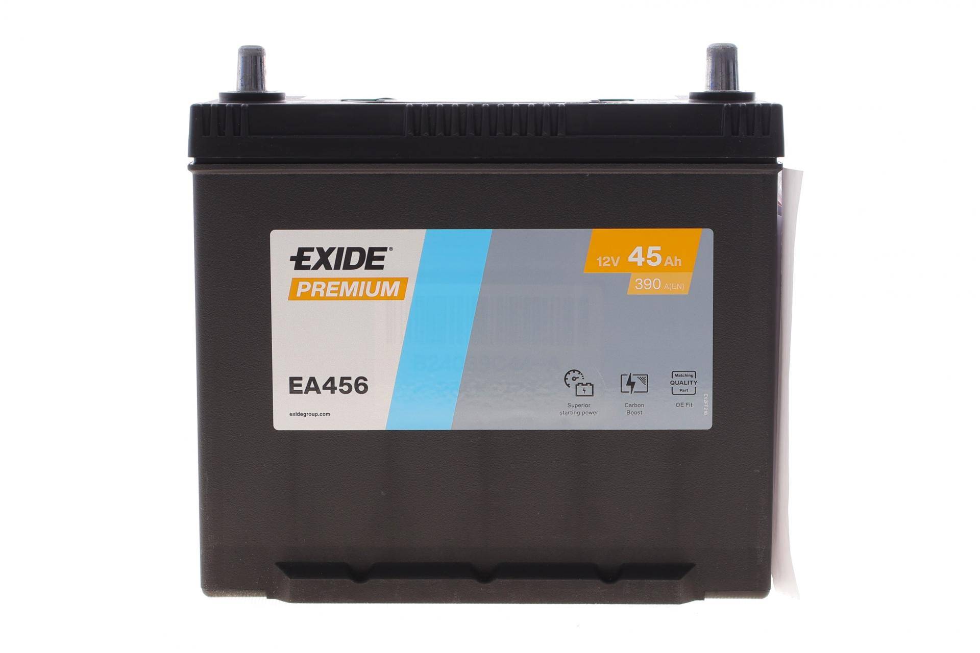 Акумуляторна батарея 45Ah/390A (235x127x226/+R/B01) Premium Азія