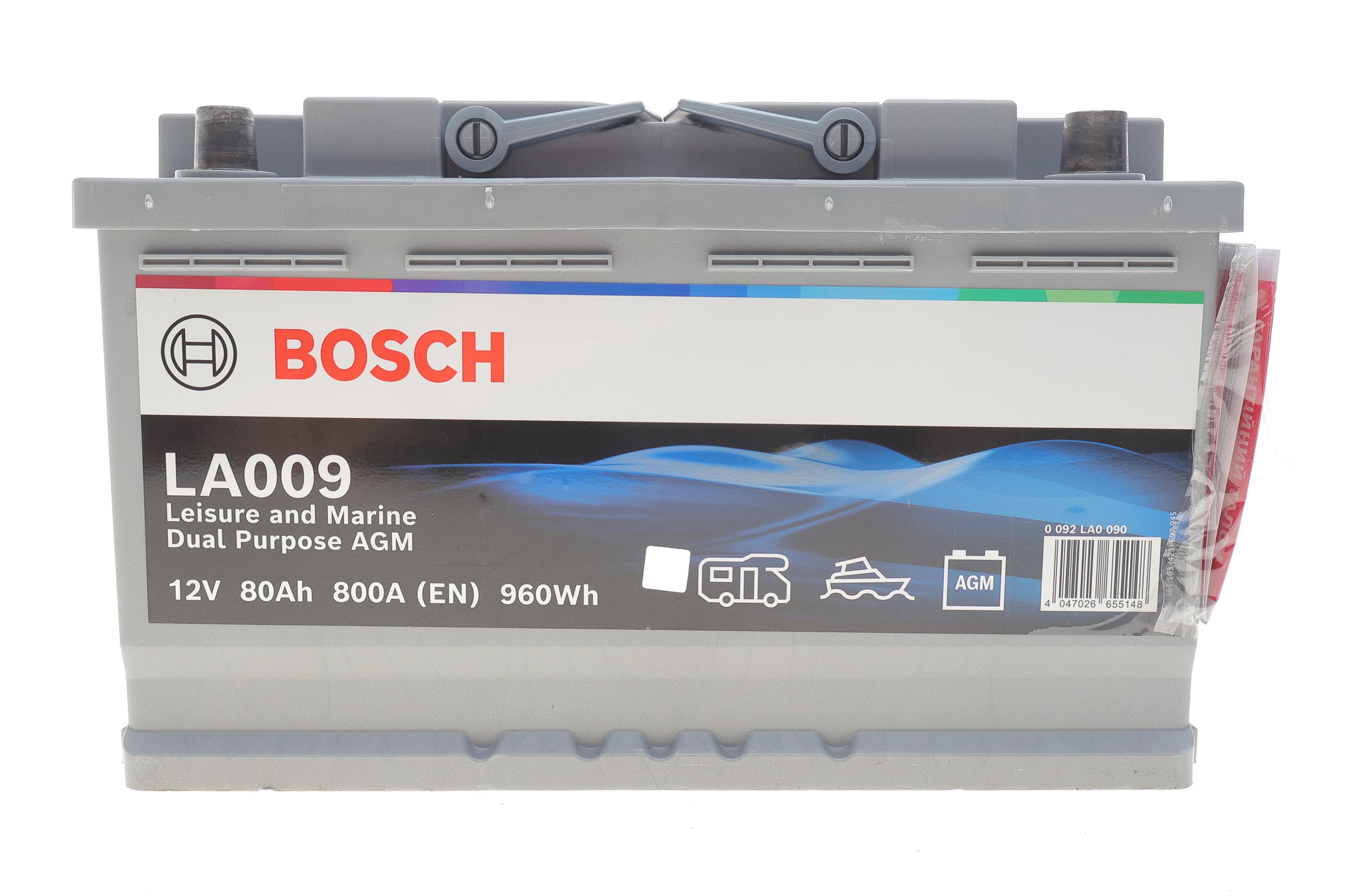 Акумуляторна батарея 80Ah/800A (315x175x190/+R/B13) (Dual Purpose AGM) Водний транспорт/Кемпінг