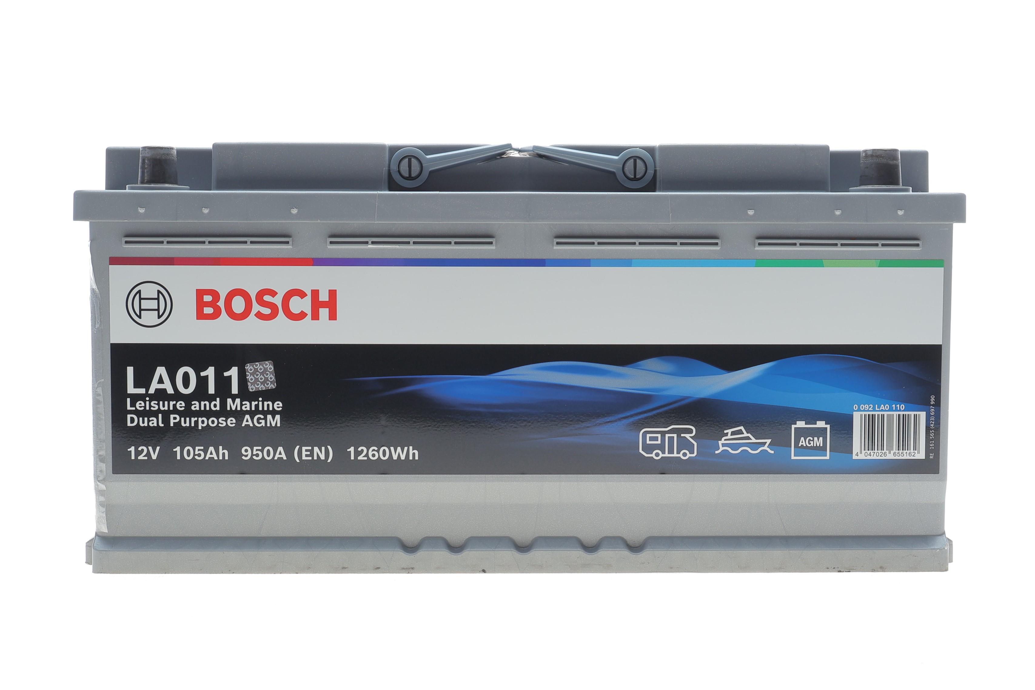 Акумуляторна батарея 105Ah/950A (393x175x190/+R/B13) Dual Purpose AGM