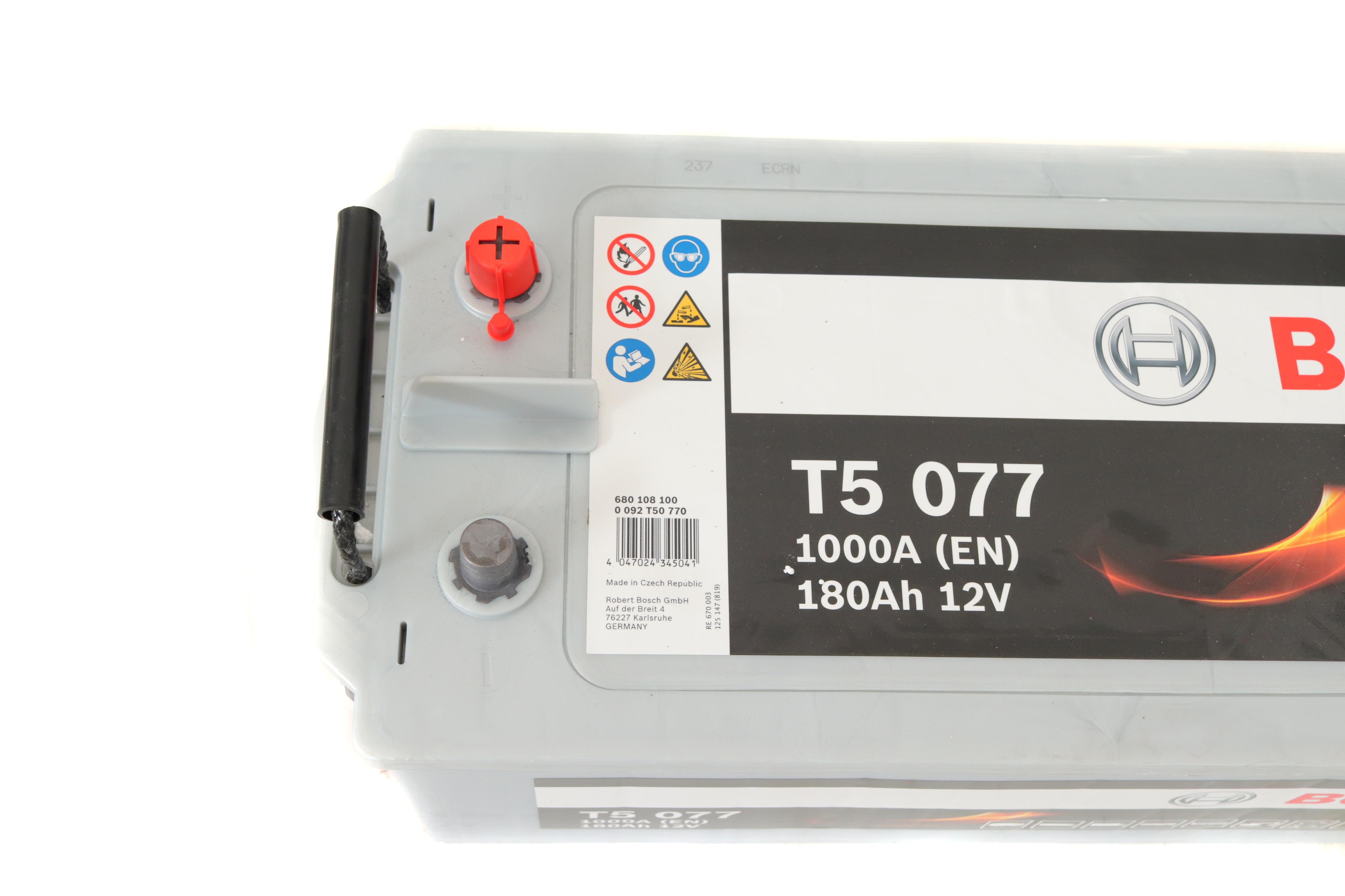 Акумуляторная батарея 180Ah/1000A (513x222x223/+L/B00)