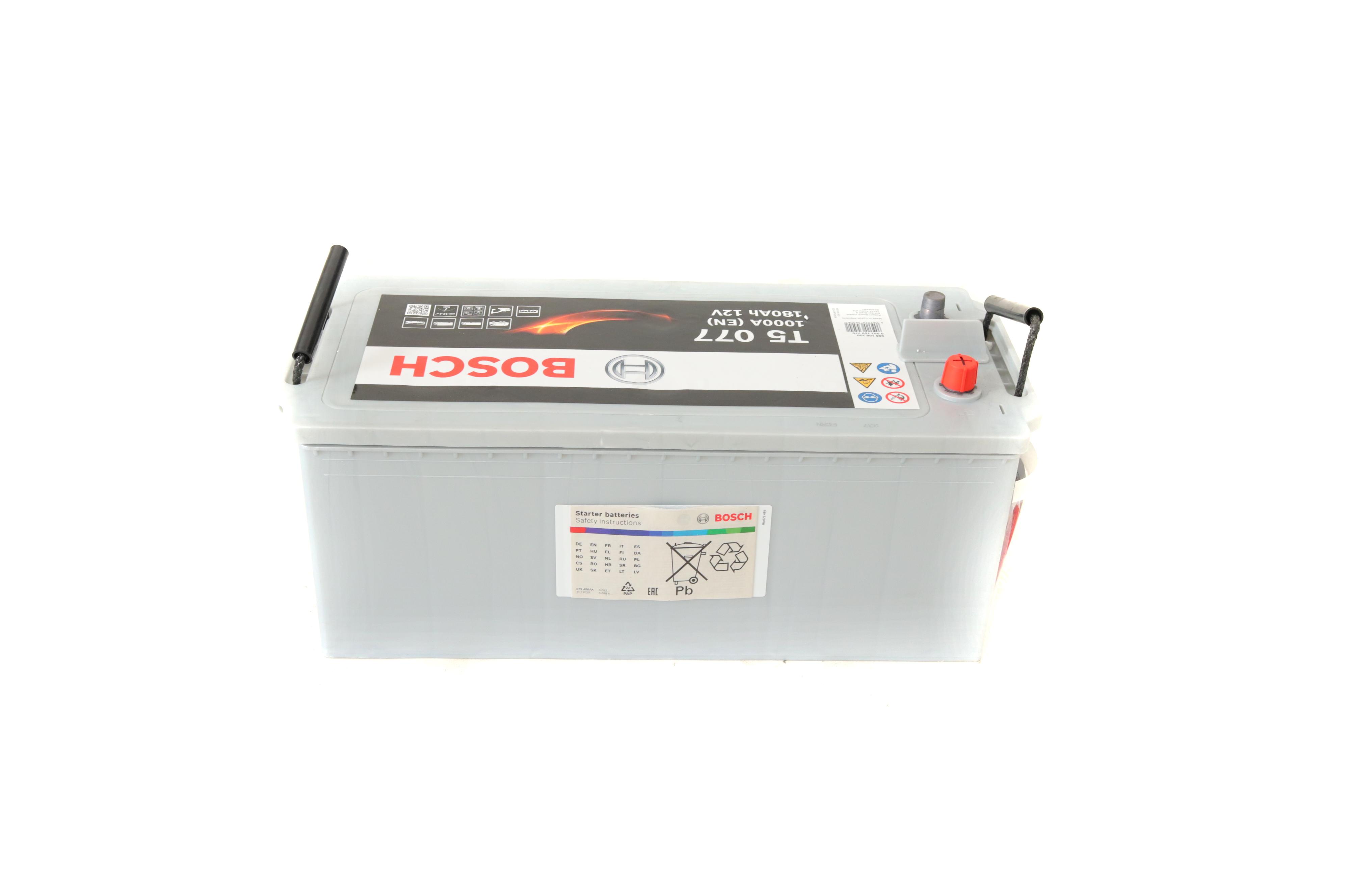 Акумуляторная батарея 180Ah/1000A (513x222x223/+L/B00)