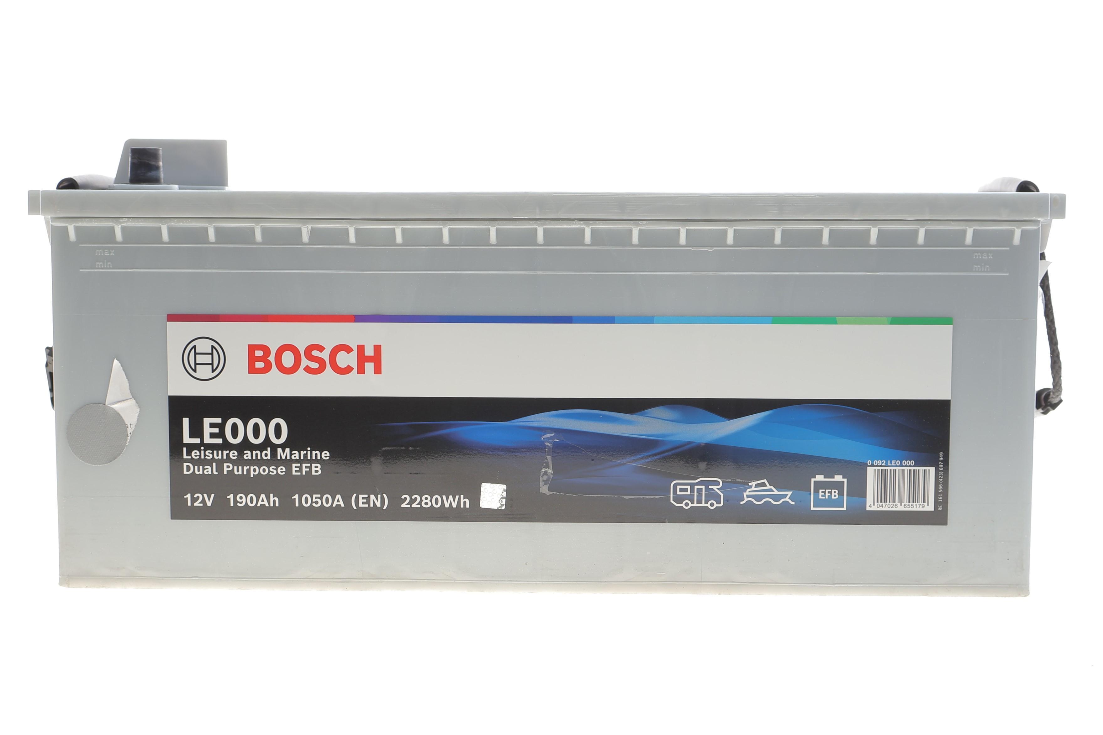 Акумуляторна батарея 190Ah/1050A (513x222x223/+L/B0) Dual Purpose EFB