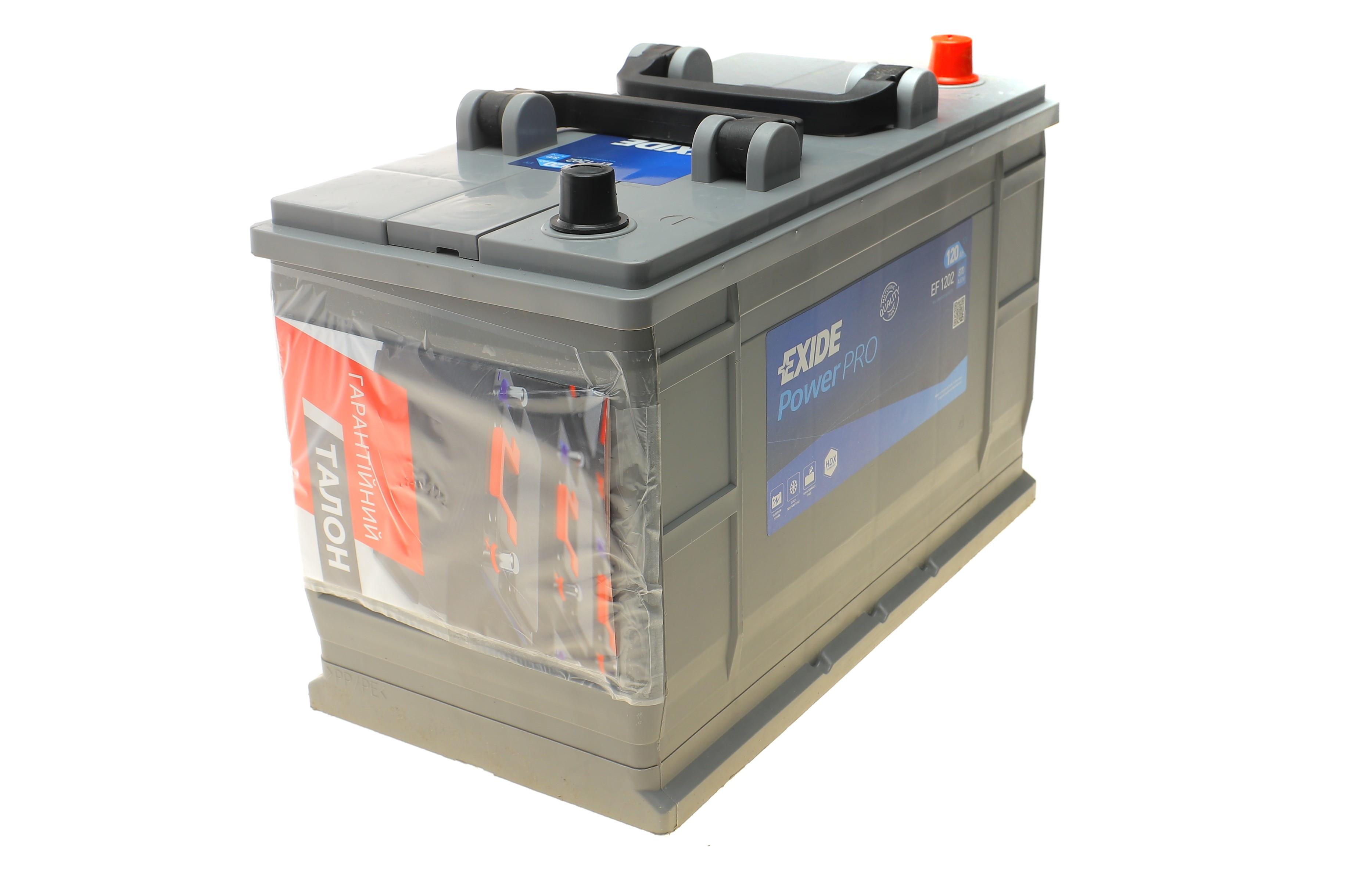 Акумуляторна батарея 120Ah/870A (349x175x235/+R/B1) PowerPro