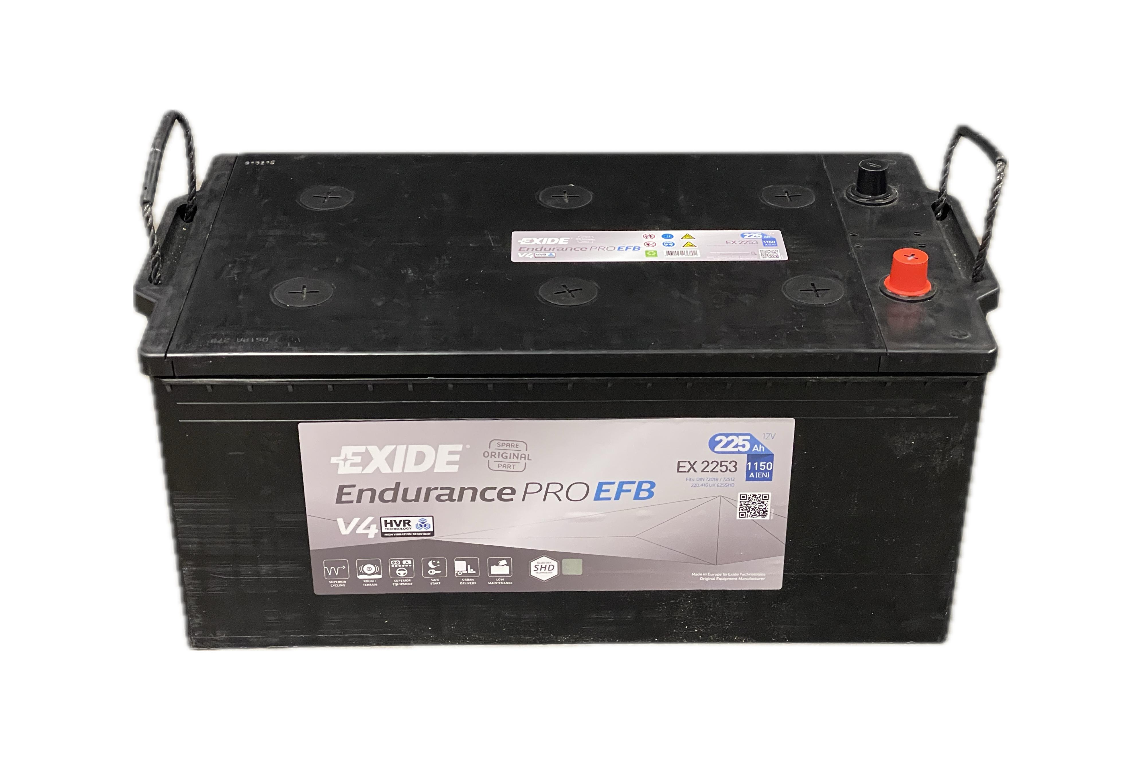 Акумуляторна батарея 225Ah/1100A (518x279x240/+L) EndurancePro EFB