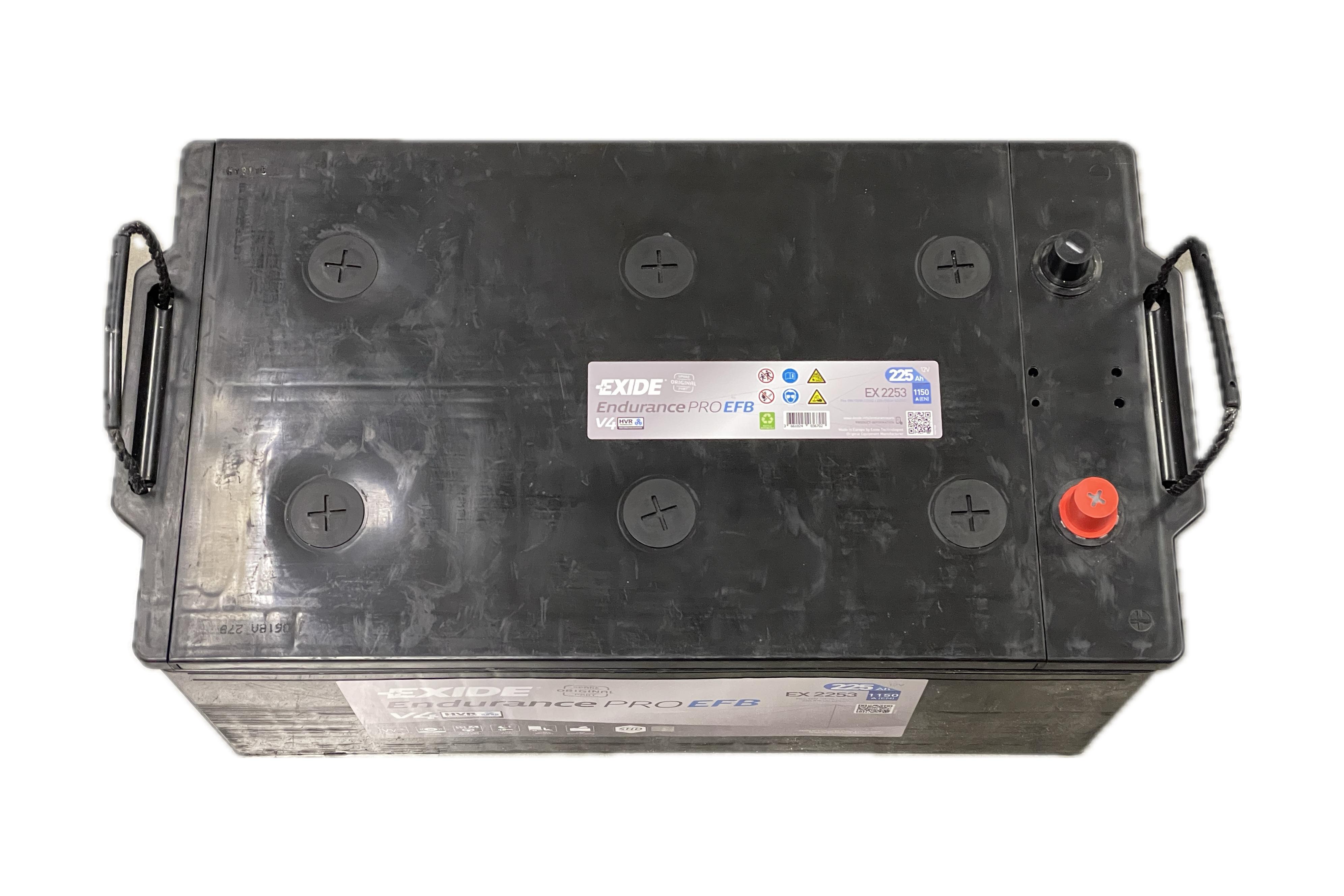 Акумуляторна батарея 225Ah/1100A (518x279x240/+L) EndurancePro EFB