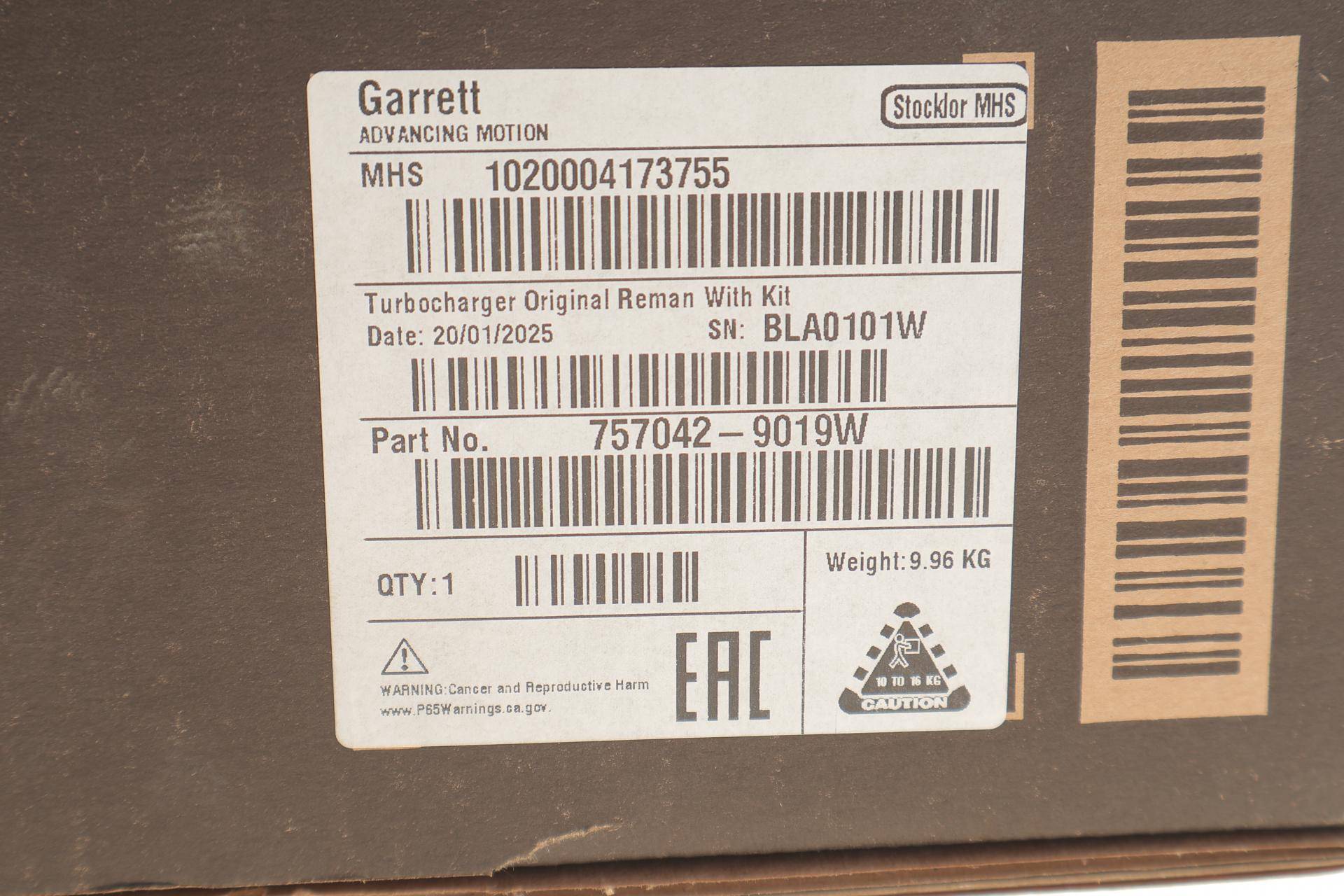 Турбіна Audi A3/VW Passat B6 2.0 TDI 05-12 (заводська реставрація)