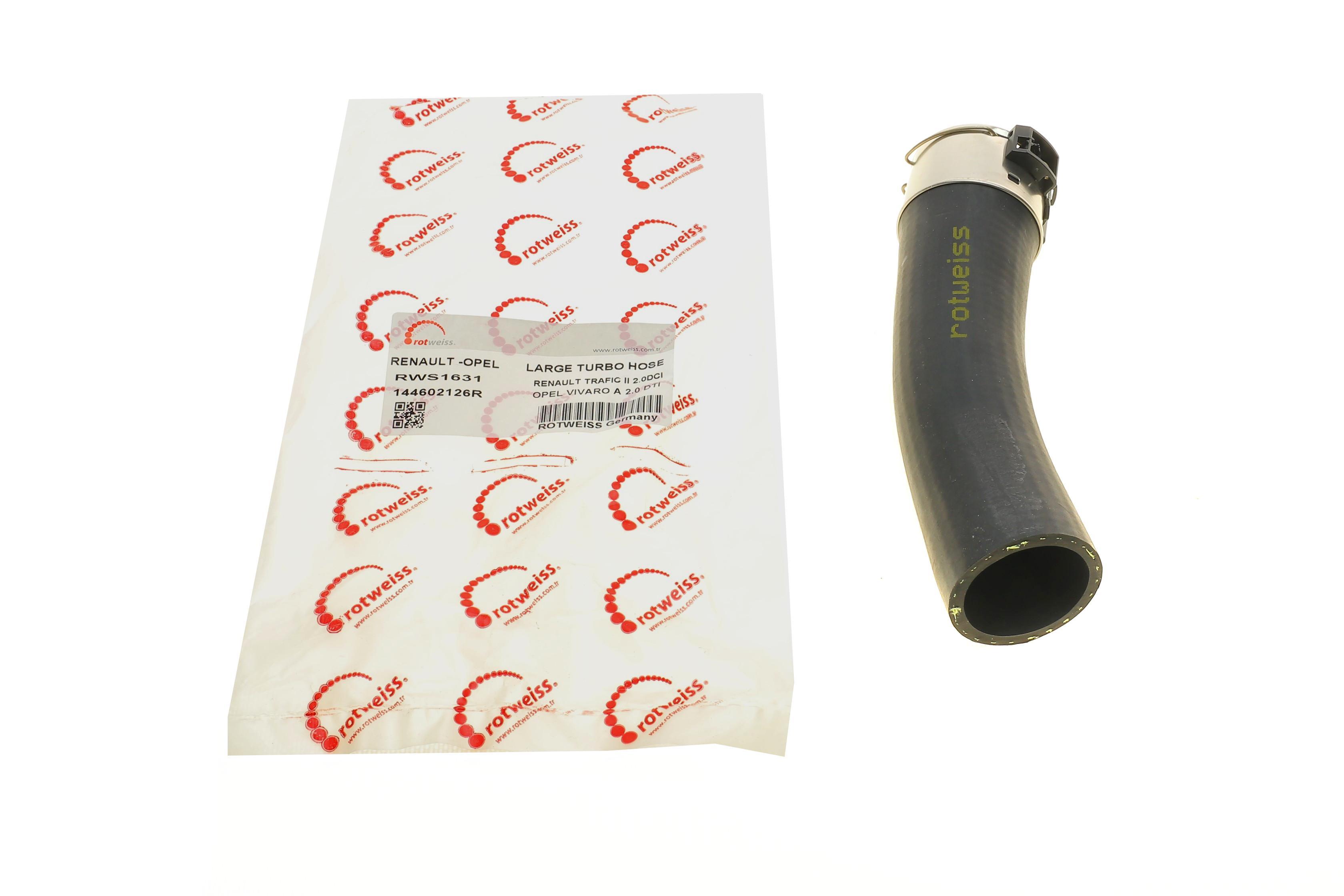 Патрубок інтеркулера (L) Renault Trafic II 2.0dCi 06-