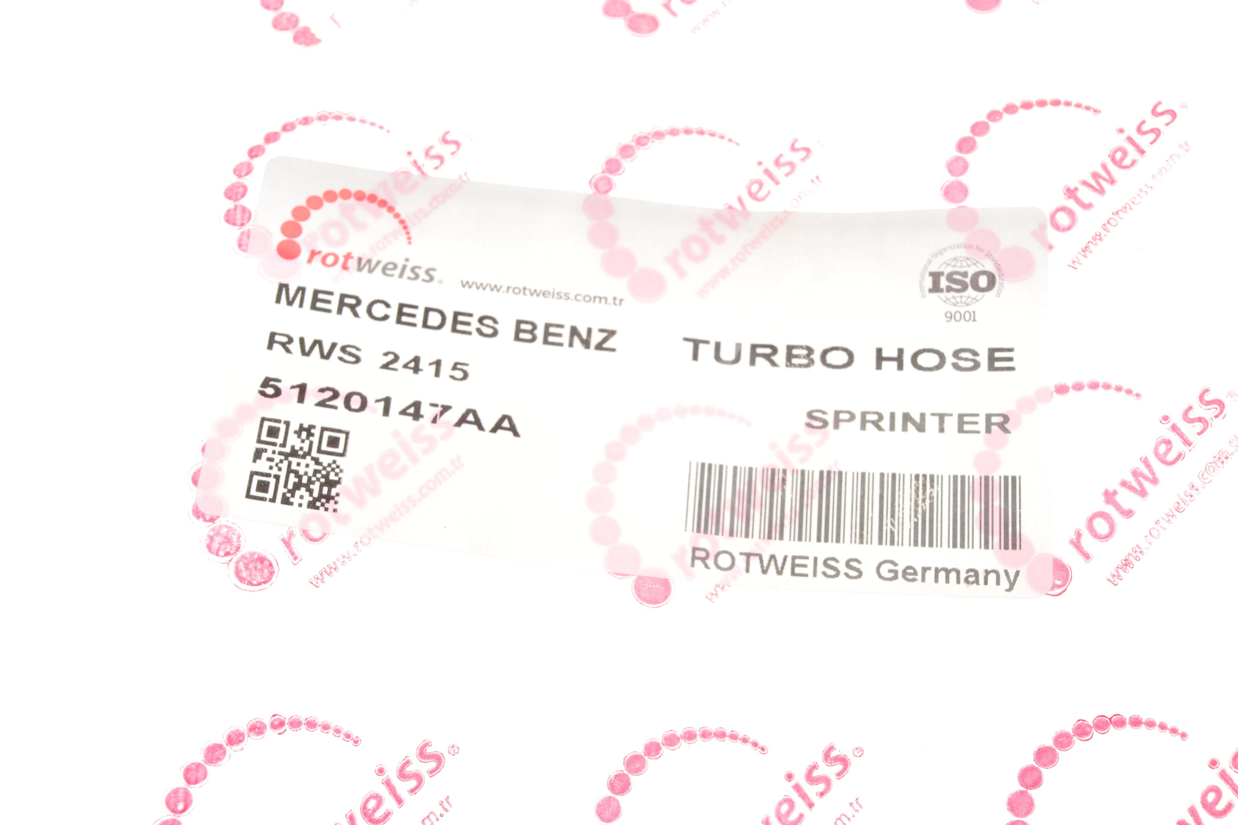 Патрубок інтеркулера (верхній) MB Sprinter 2.7CDI 00-06 (OM612/647)