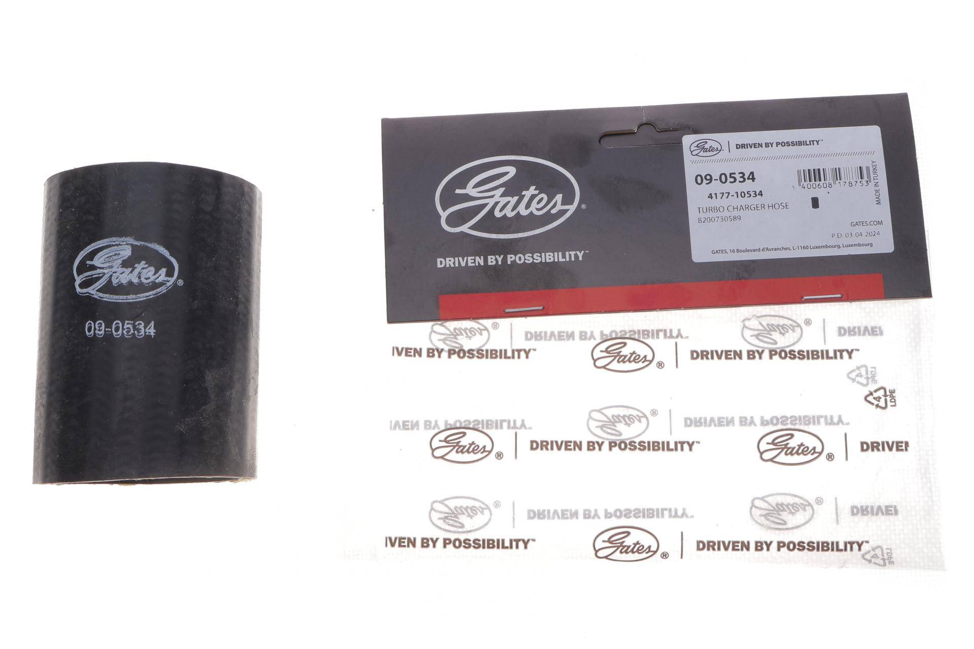 Патрубок інтеркулера (L) Renault Master III/Opel Movano B 2.3dCi 10- (короткий)