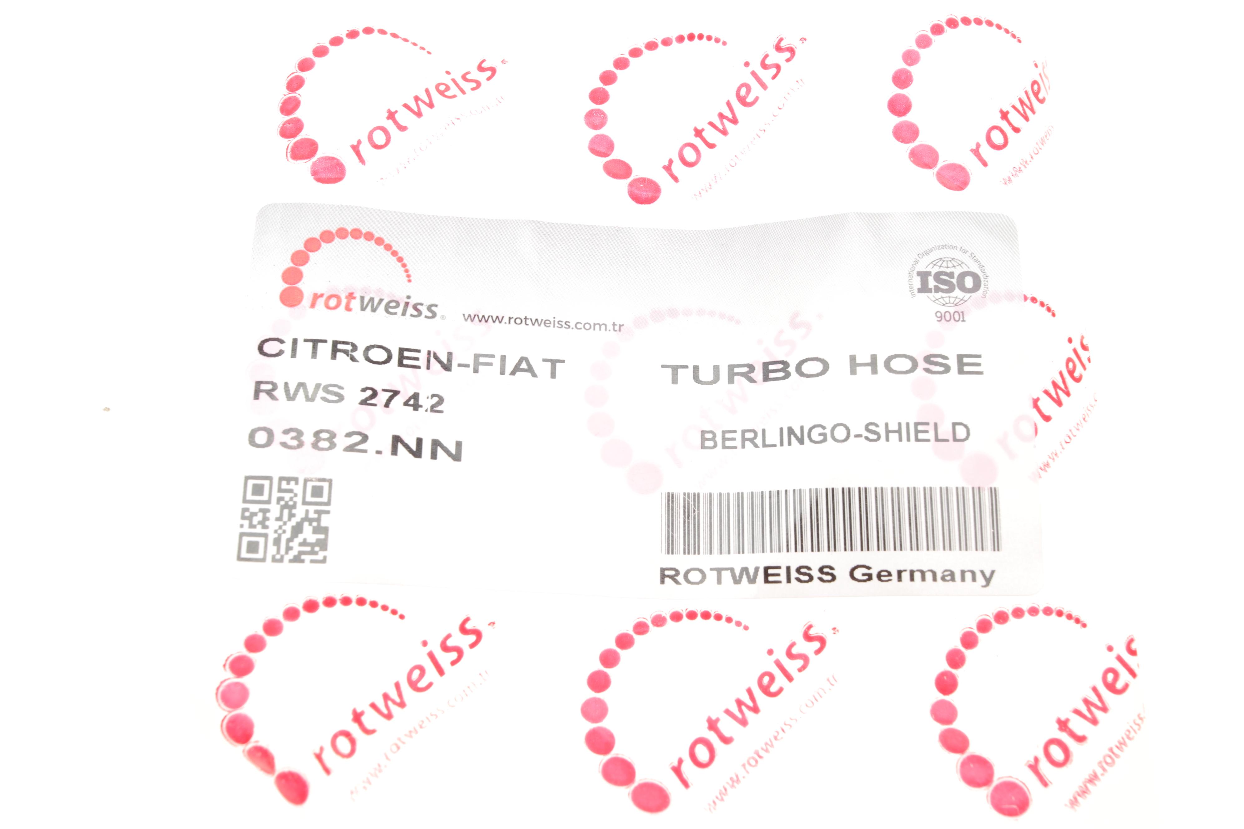 Патрубок інтеркулера Citroen Jumpy/Peugeot Partner 1.6HDi 05-