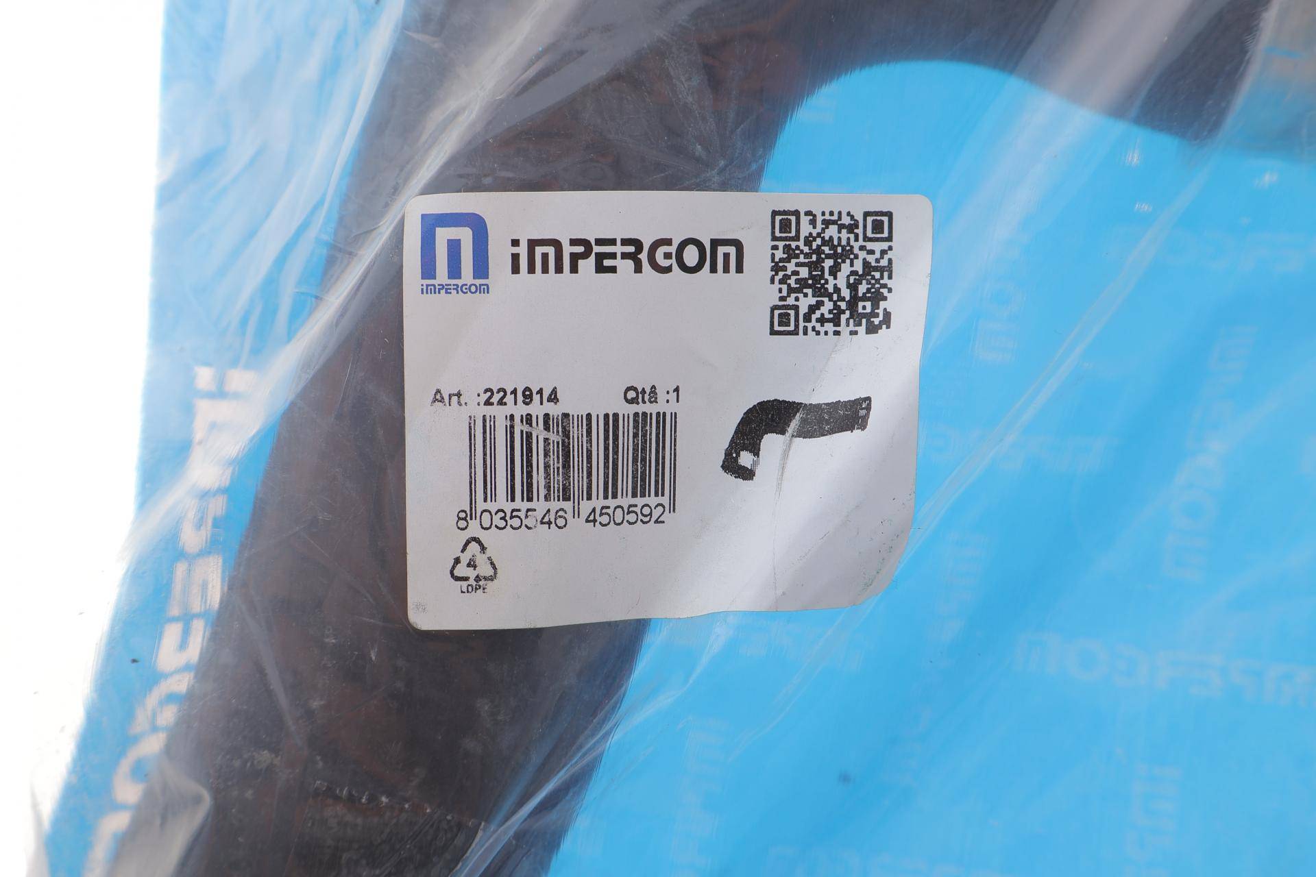 Патрубок інтеркулера VW Caddy III 1.9TDI 03-