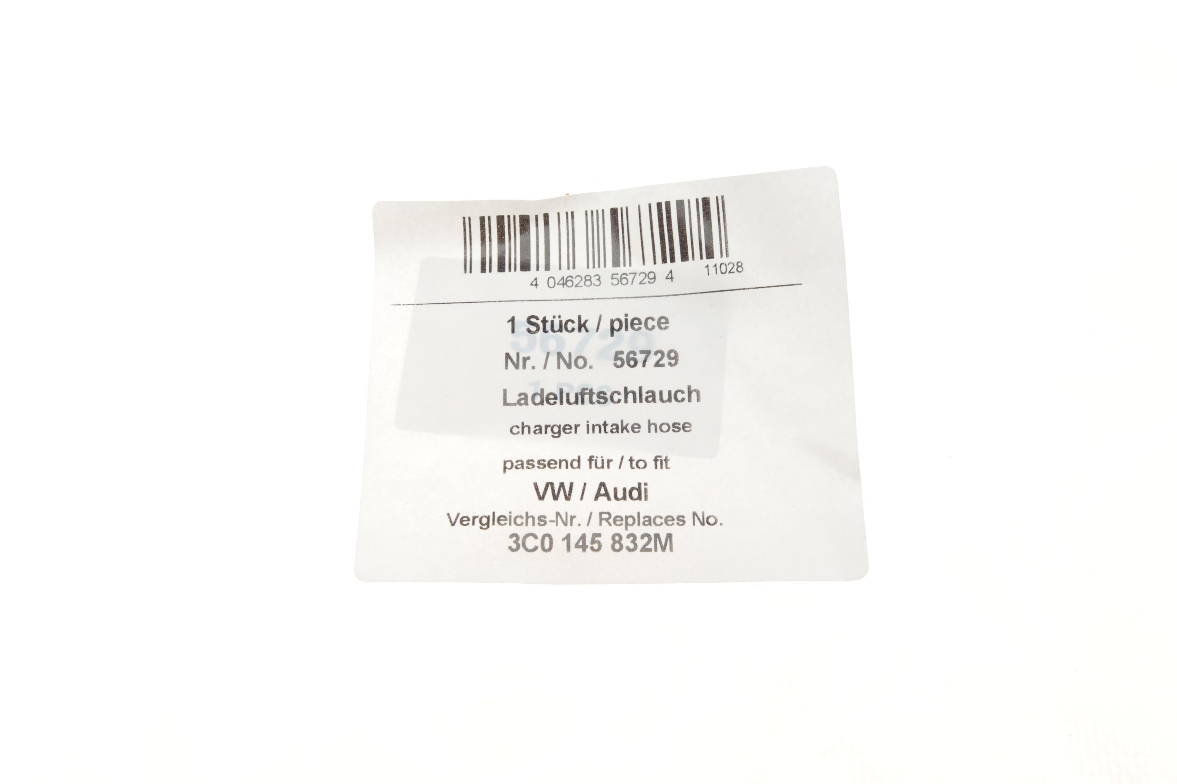 Патрубок інтеркулера (L) VW Caddy III 1.9 TDI 04-10