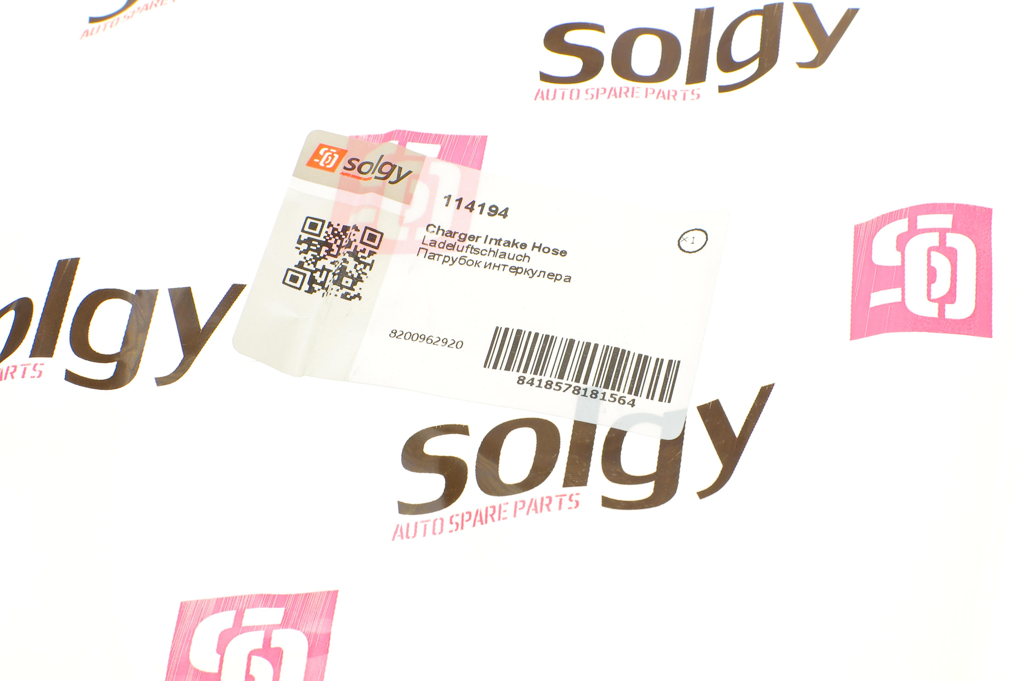 Патрубок інтеркулера Renault Megane III/Scenic III 1.9 dCi 08-