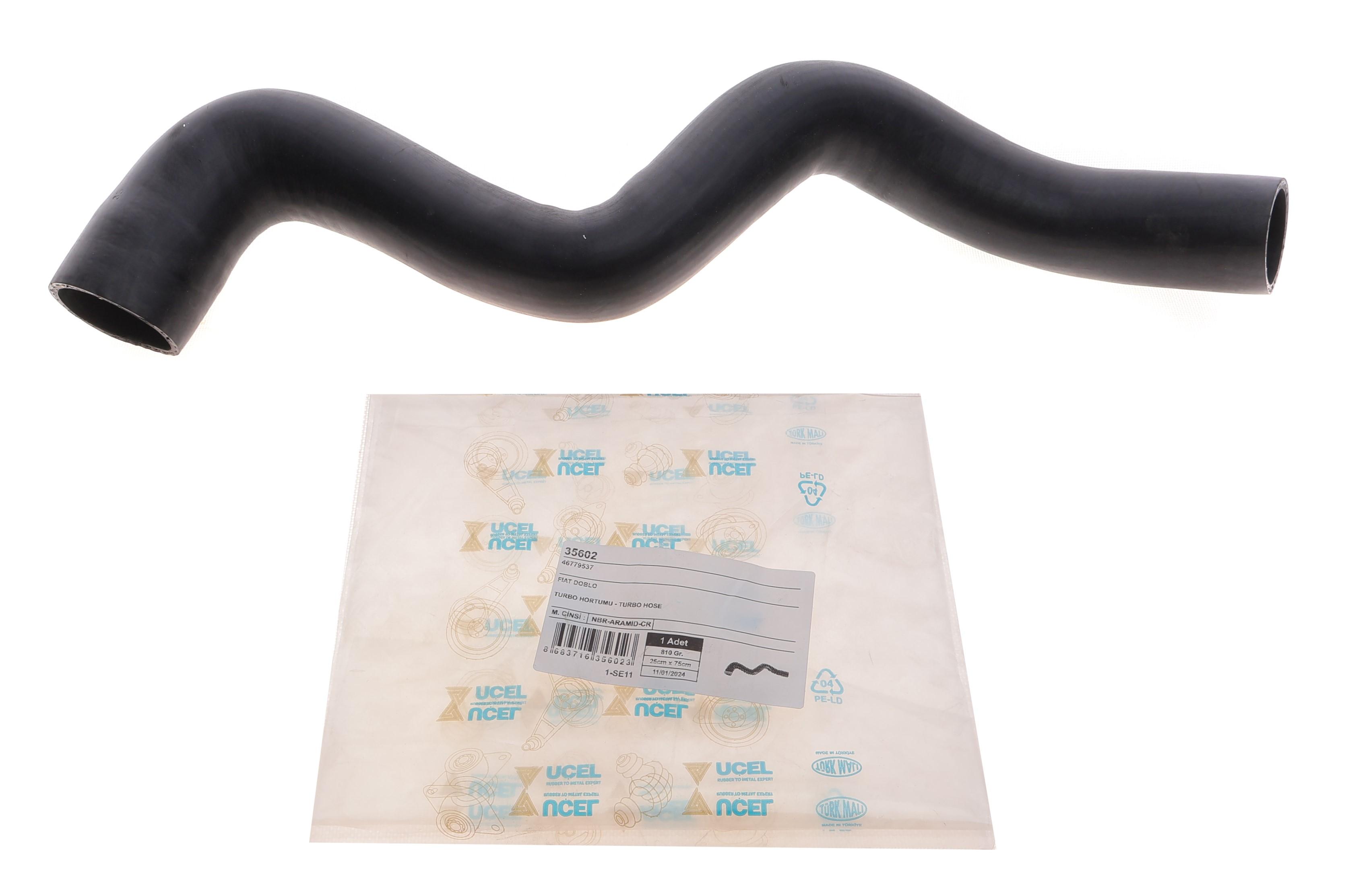 Патрубок інтеркулера Fiat Doblo 1.9JTD