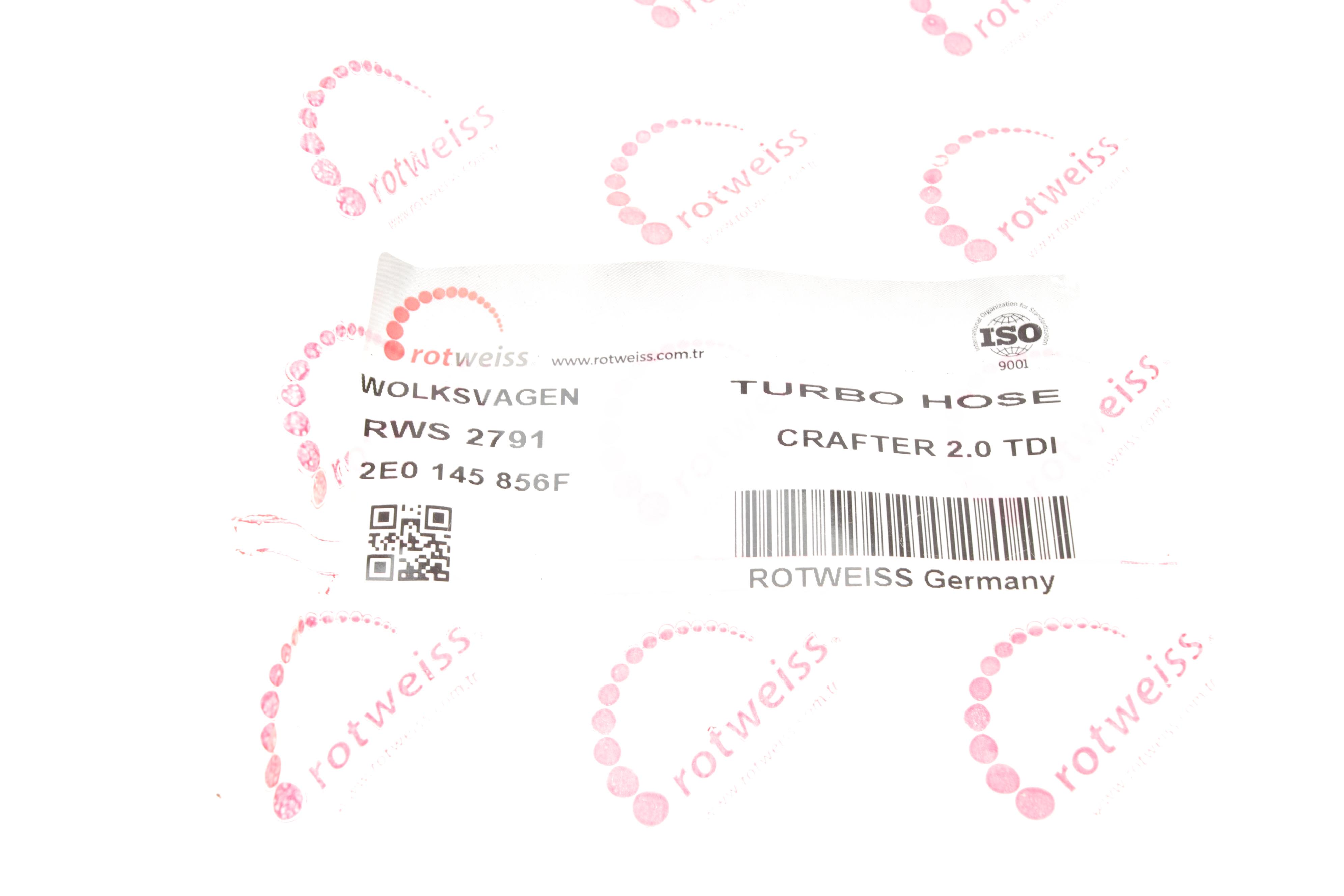 Патрубок інтеркулера VW Crafter 30-50 2.0 TDI 11-16