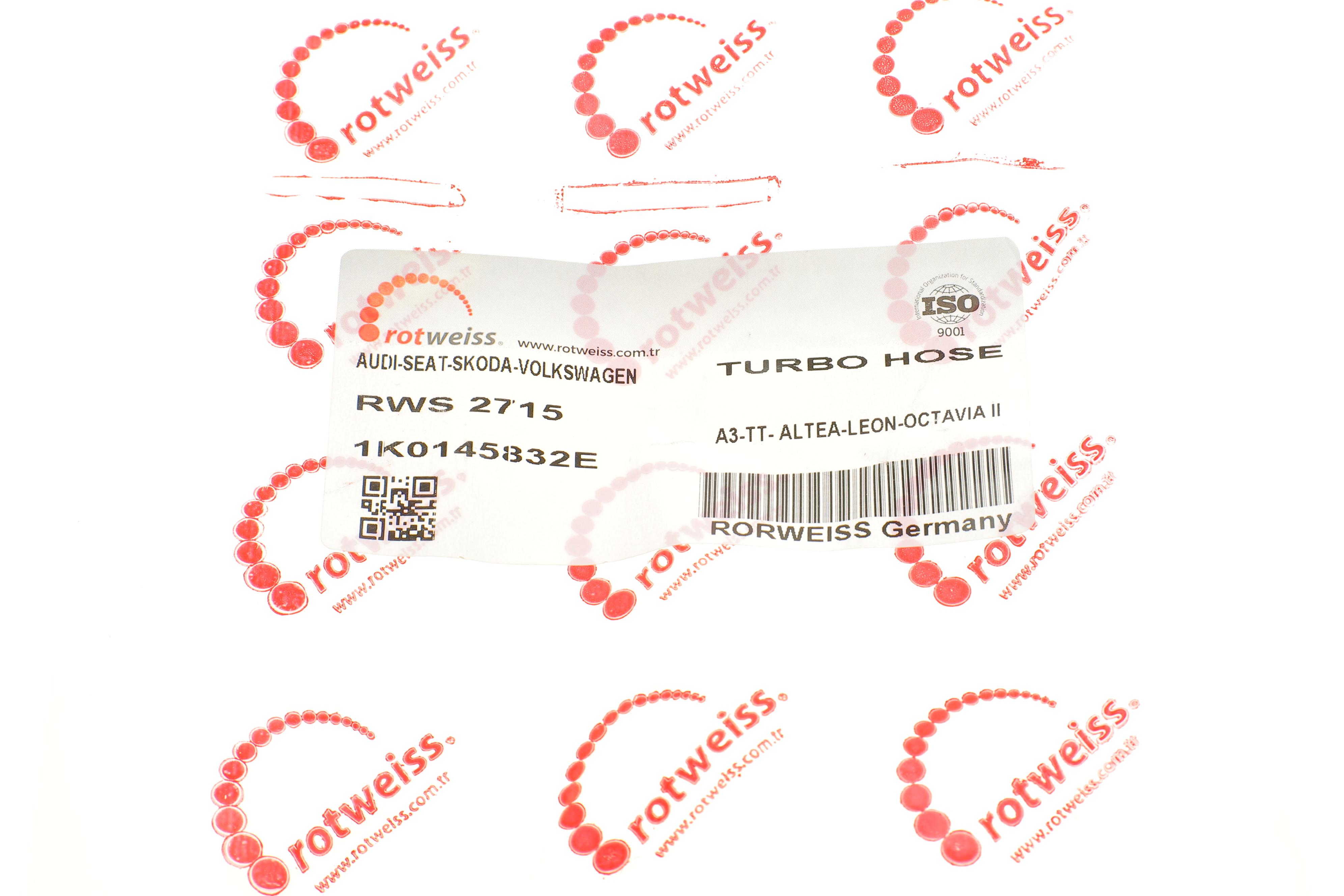 Патрубок інтеркулера (верхній) VW Passat/Golf V/Skoda Superb 2.0TDI 03-