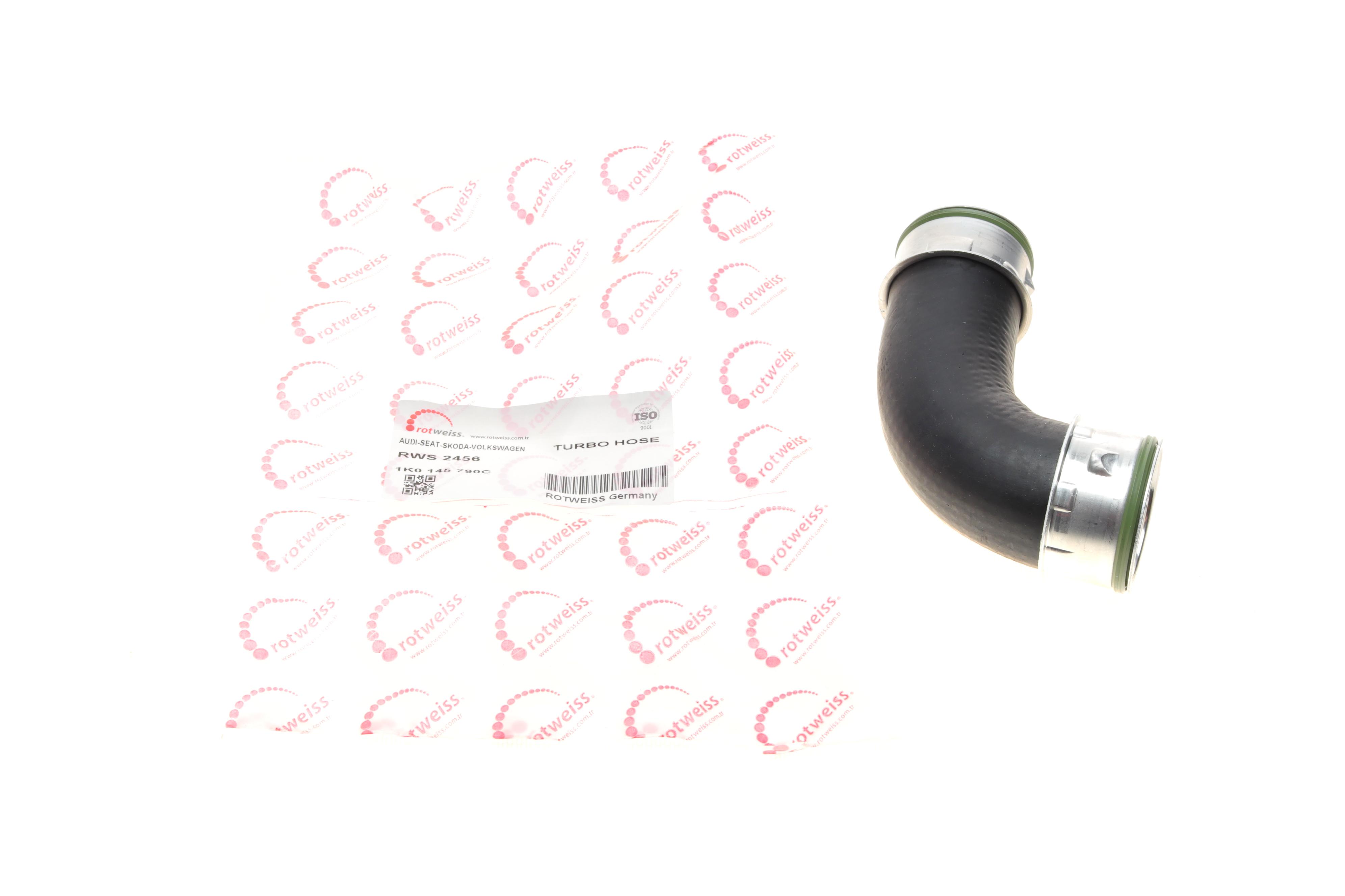 Патрубок інтеркулера (задній) (R) VW Golf V/Passat 2.0 TDI 05-13