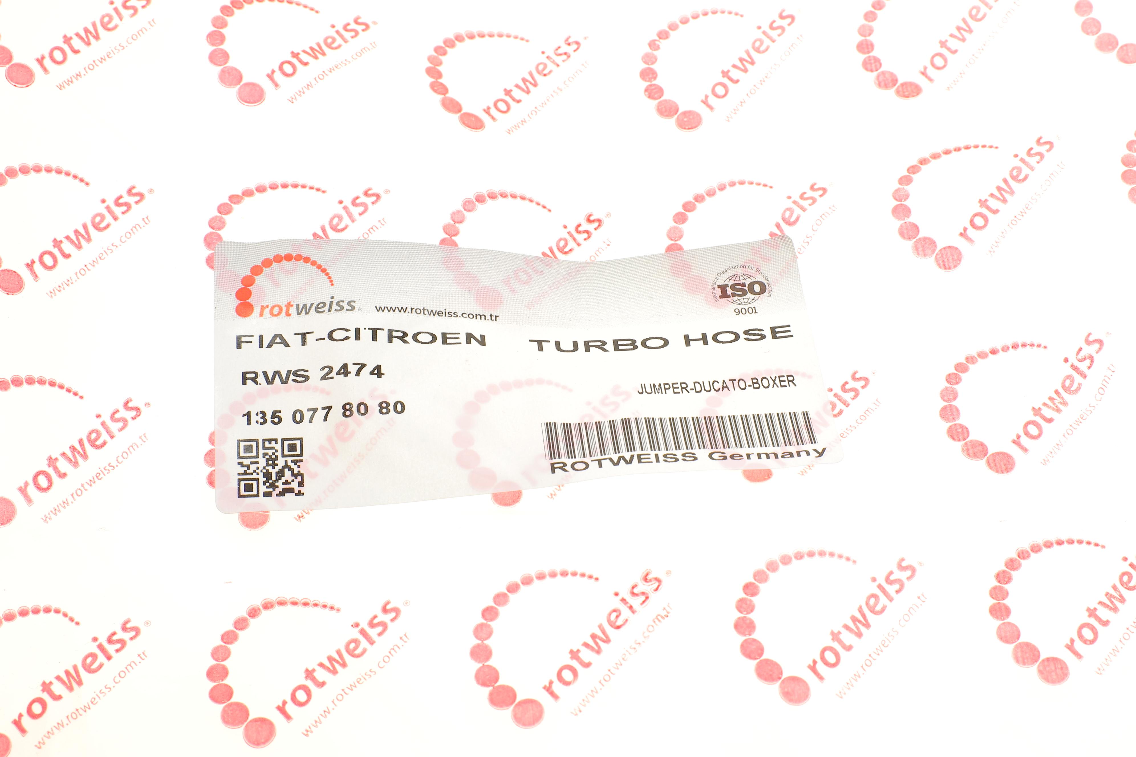 Патрубок інтеркулера Fiat Ducato/Citroen Jumper 3.0 HDi/3.0D 06-