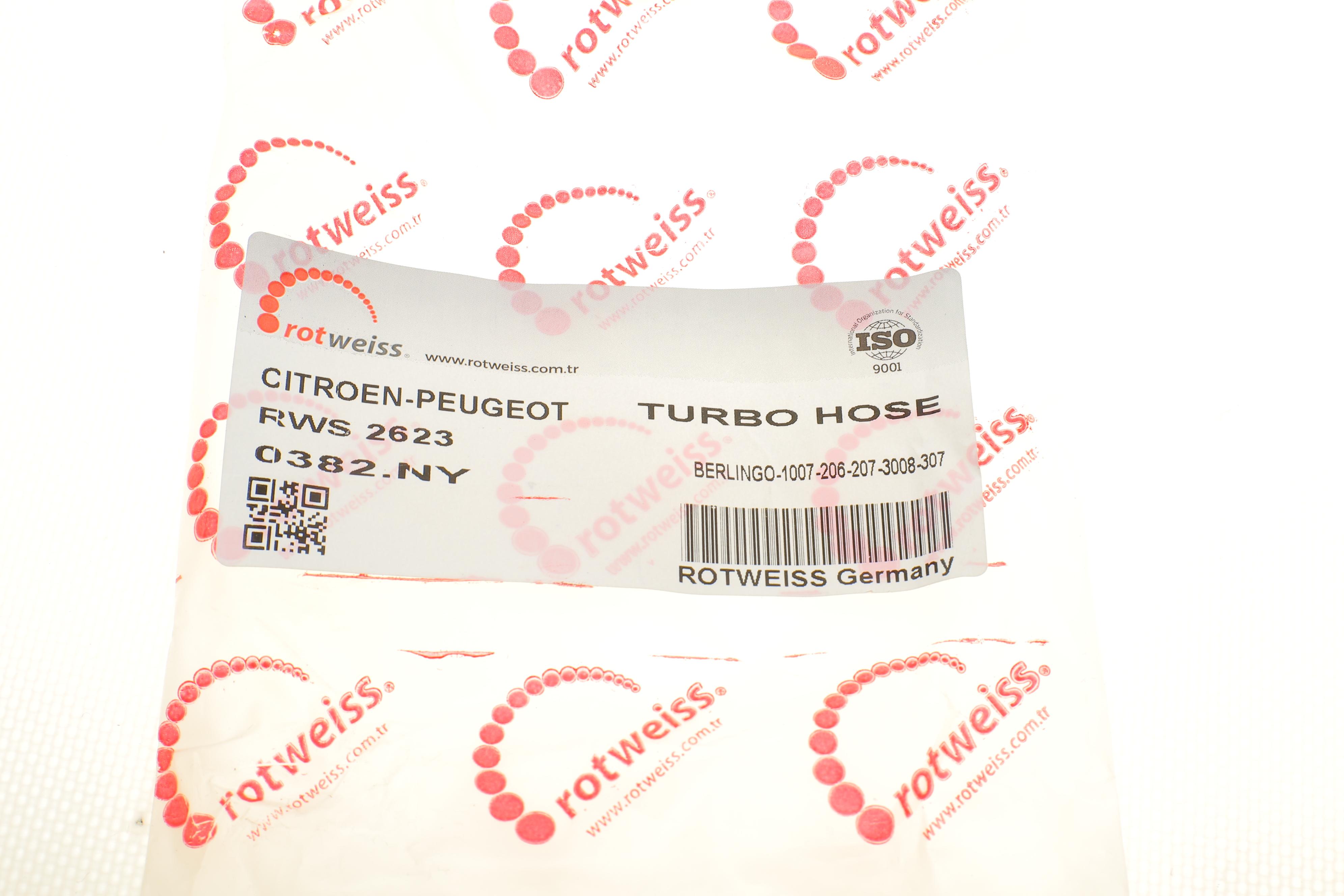 Патрубок інтеркулера Citroen Berlingo 1.6HDI 05-11