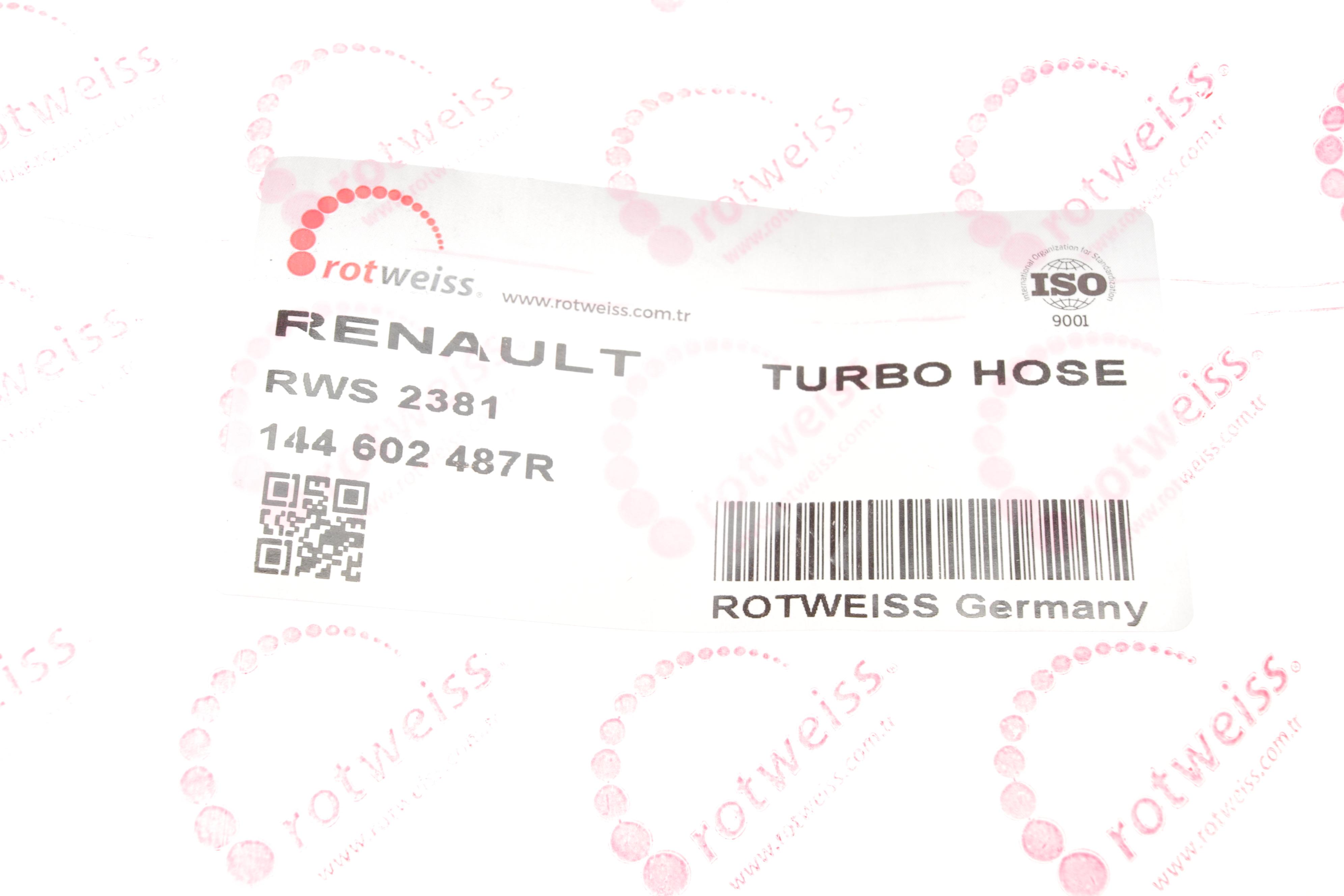 Патрубок інтеркулера (R) Renault Megane III 1.5 dCi 08-