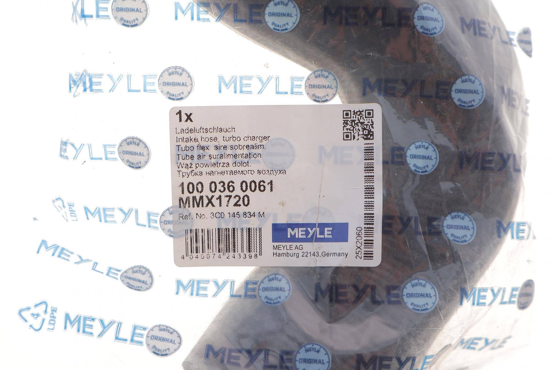 Патрубок інтеркулера VW Caddy III 1.9/2.0 TDI 05-10