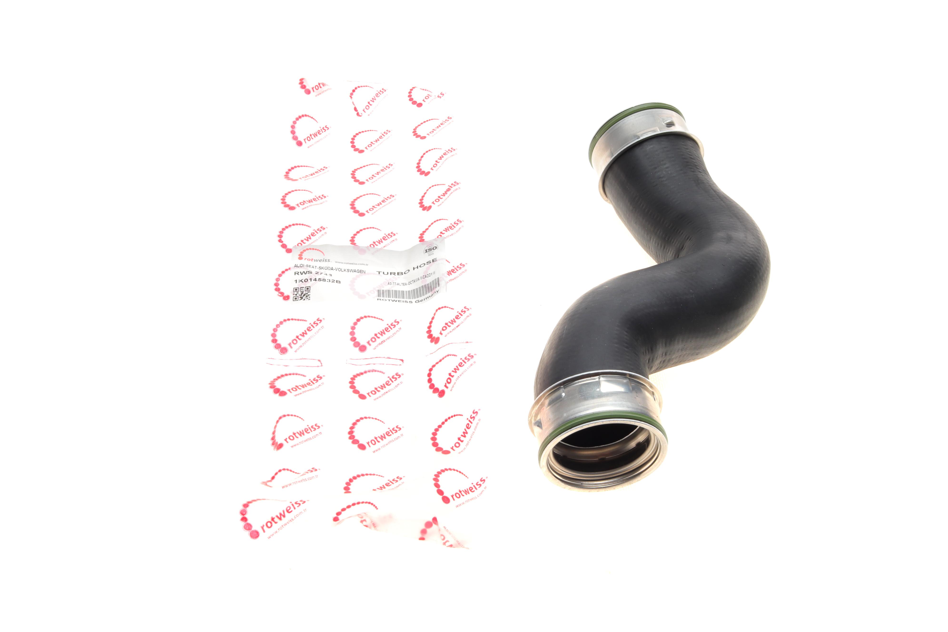 Патрубок інтеркулера VW Caddy 1.9TDI 03- (BJB)