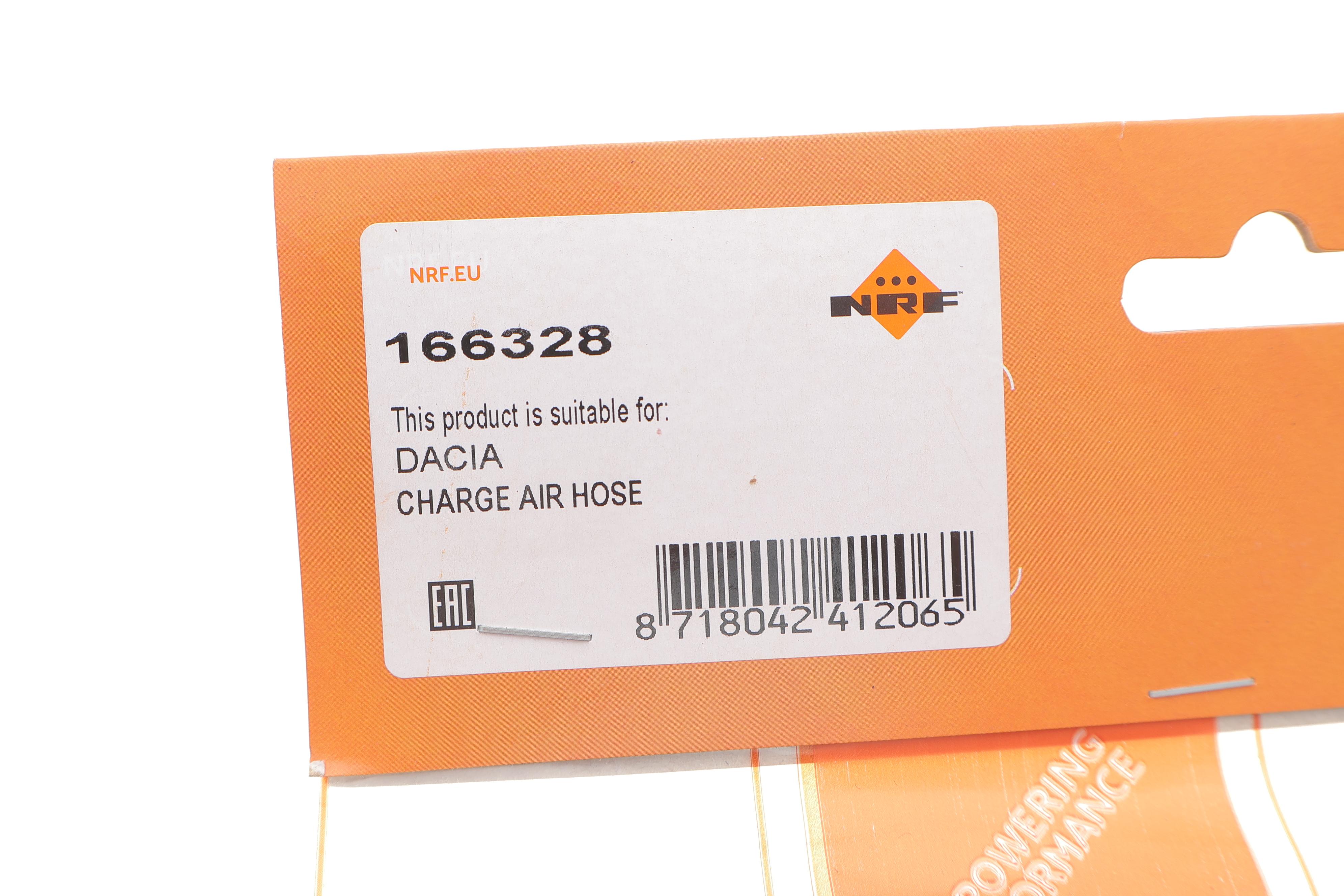 Патрубок інтеркулера Dacia Logan/Sandero 1.5dCi 10- (короткий)