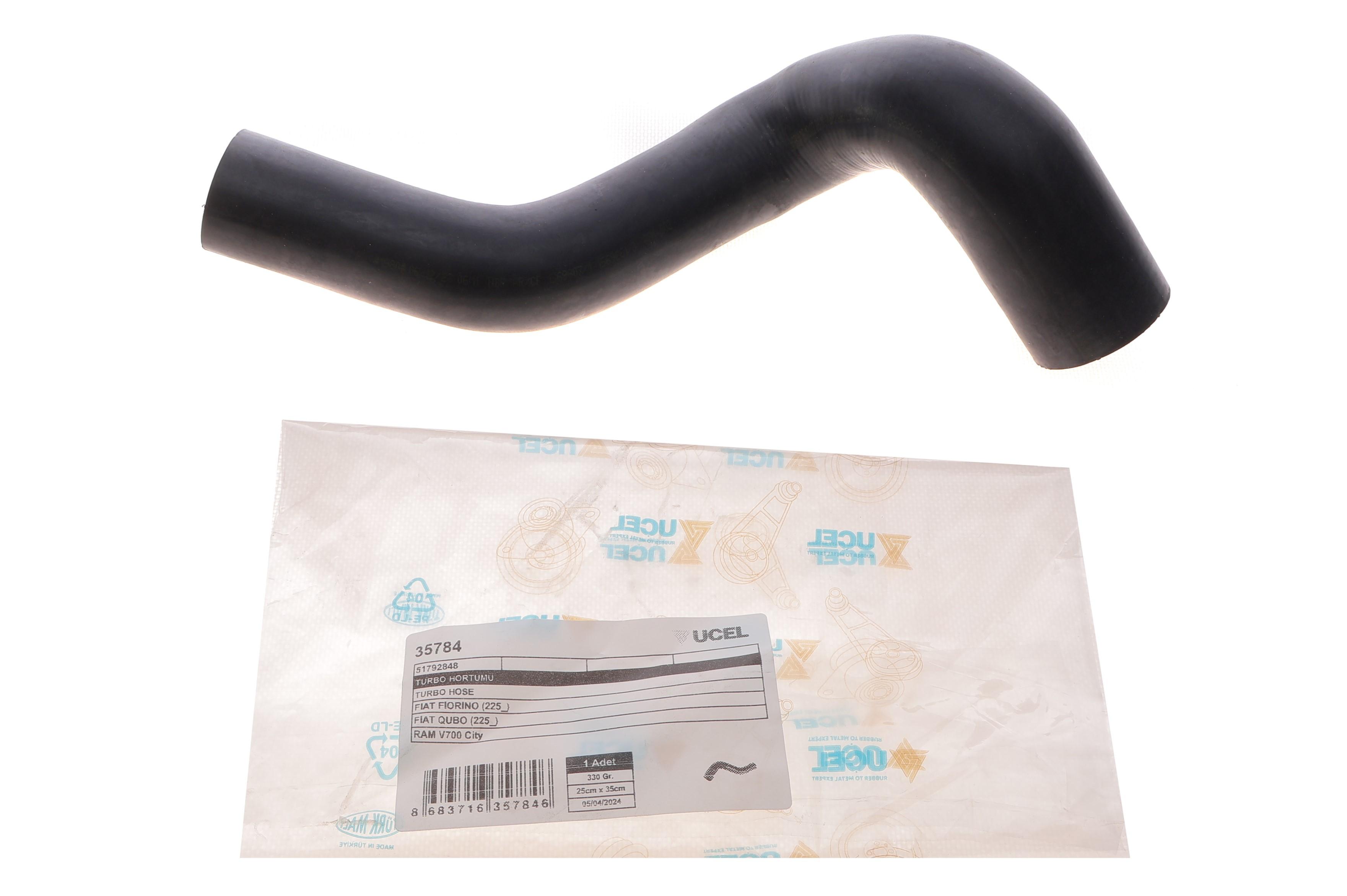 Патрубок інтеркулера Fiat Fiorino 1.3 D 07-