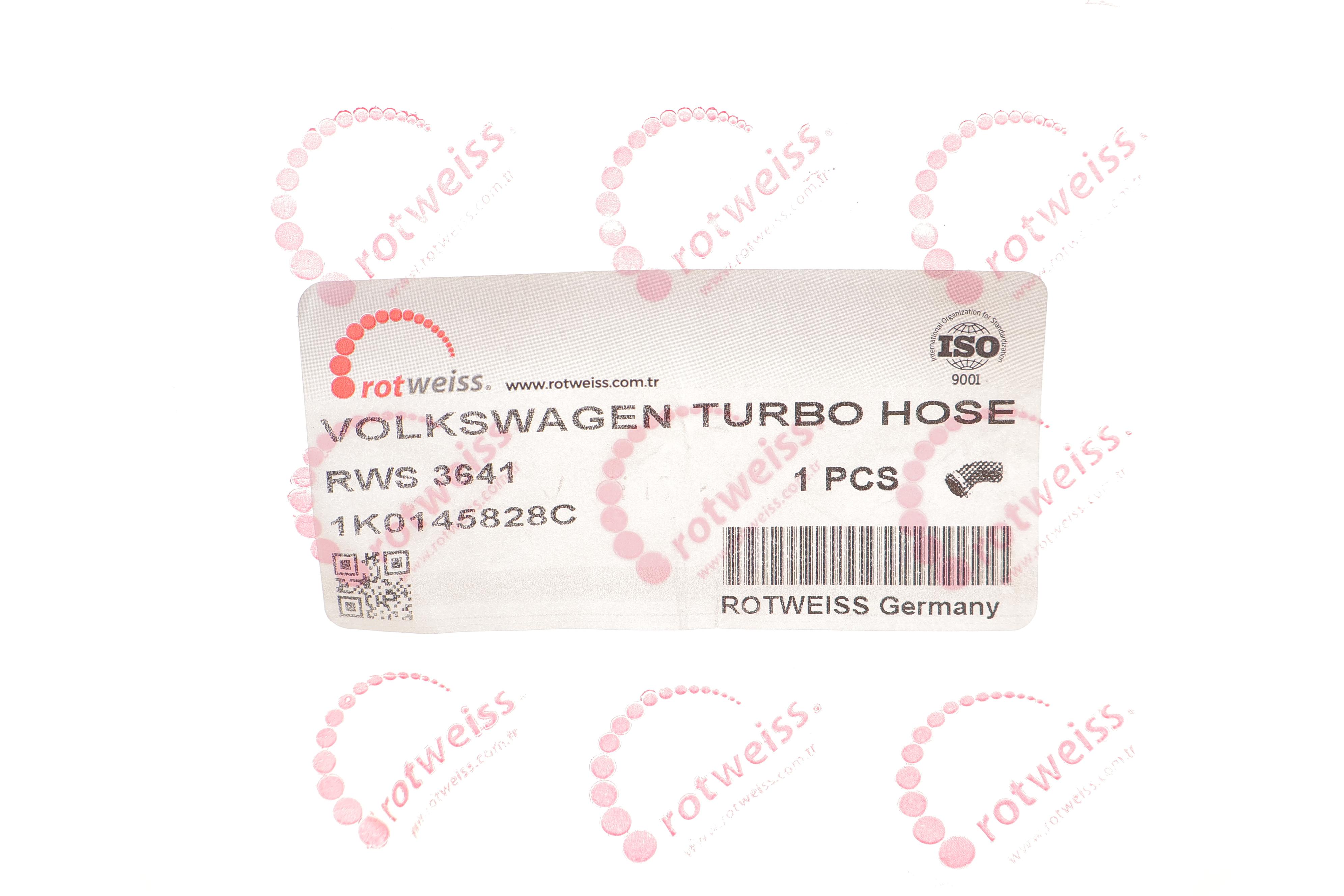 Патрубок інтеркулера VW Golf V/VI/Passat/Tiguan/Touran 1.4 ALK/CNG 05-18