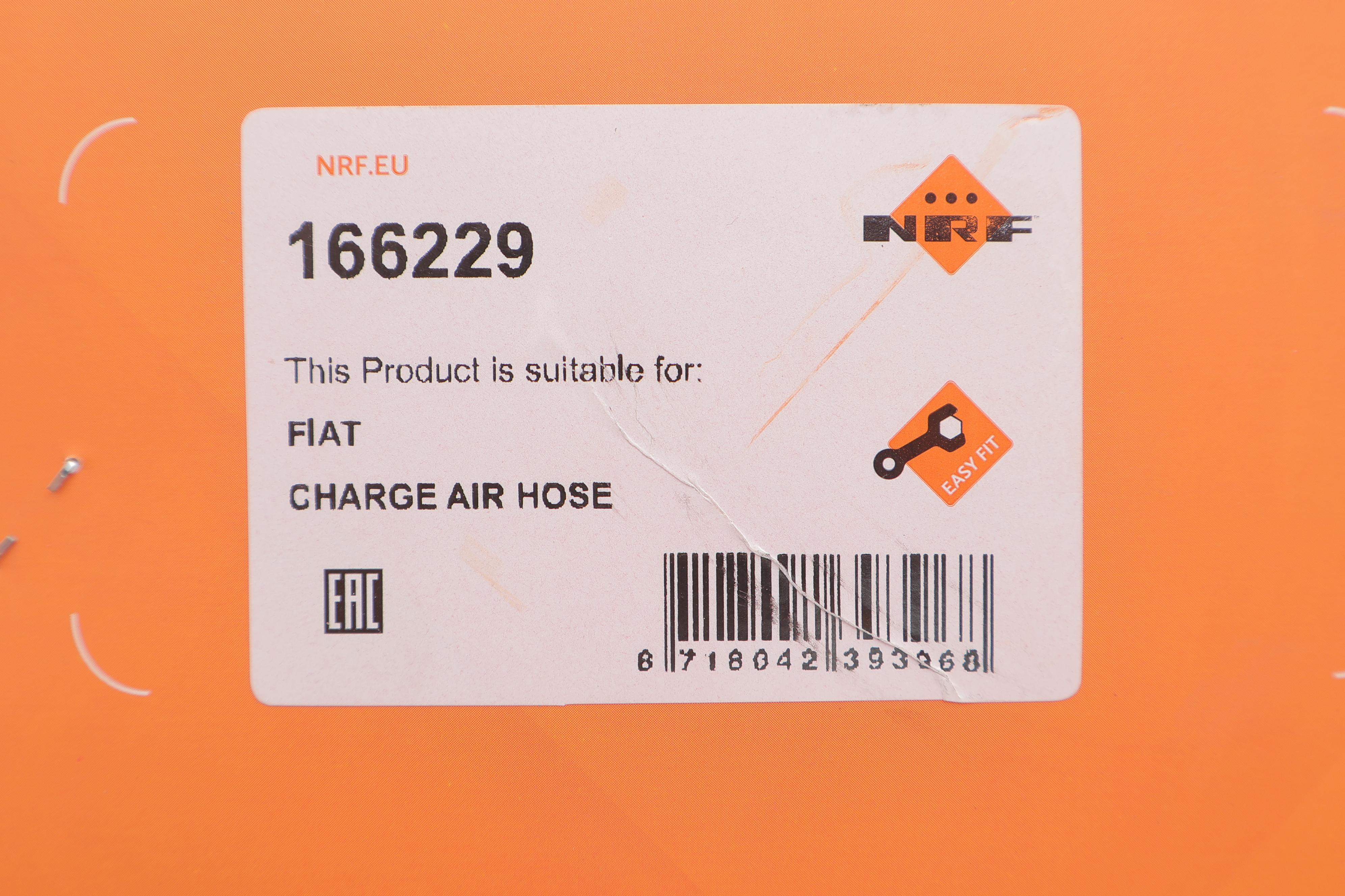 Патрубок інтеркулера Fiat 500/500C/Panda 1.3D 09-