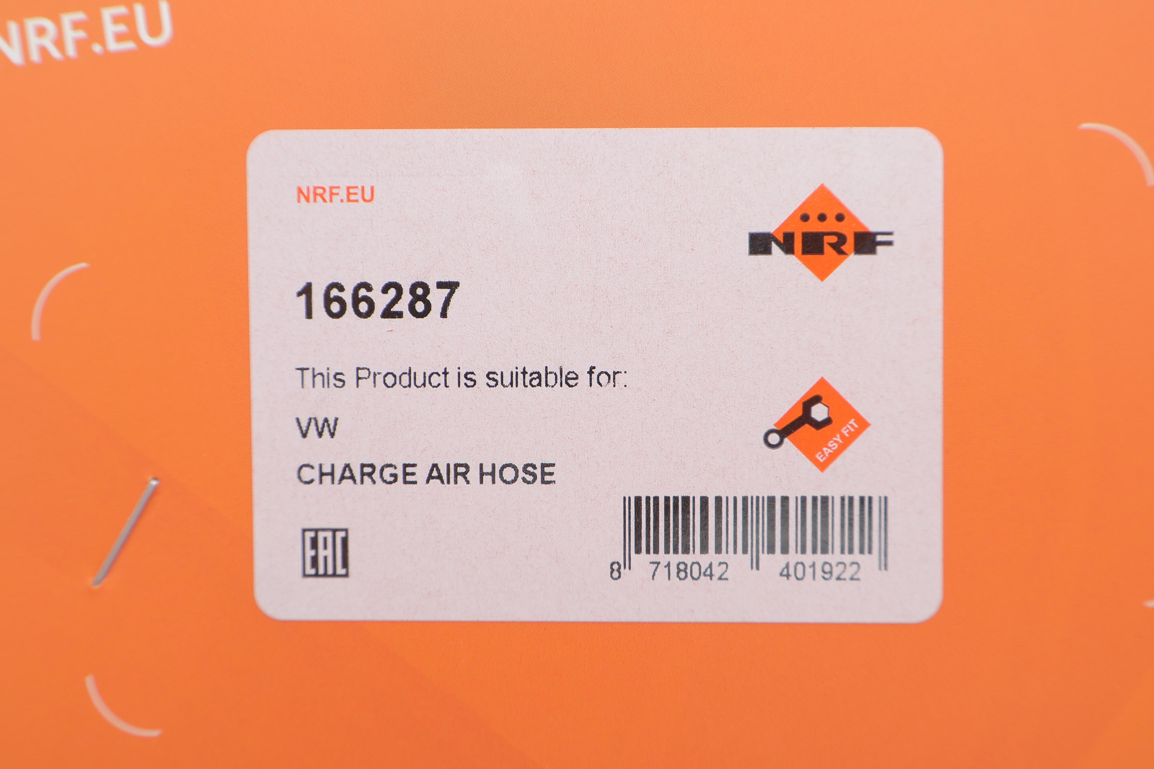 Патрубок інтеркулера VW Golf/ Jetta/ Eos/ Touran 1.4 TSI 06-