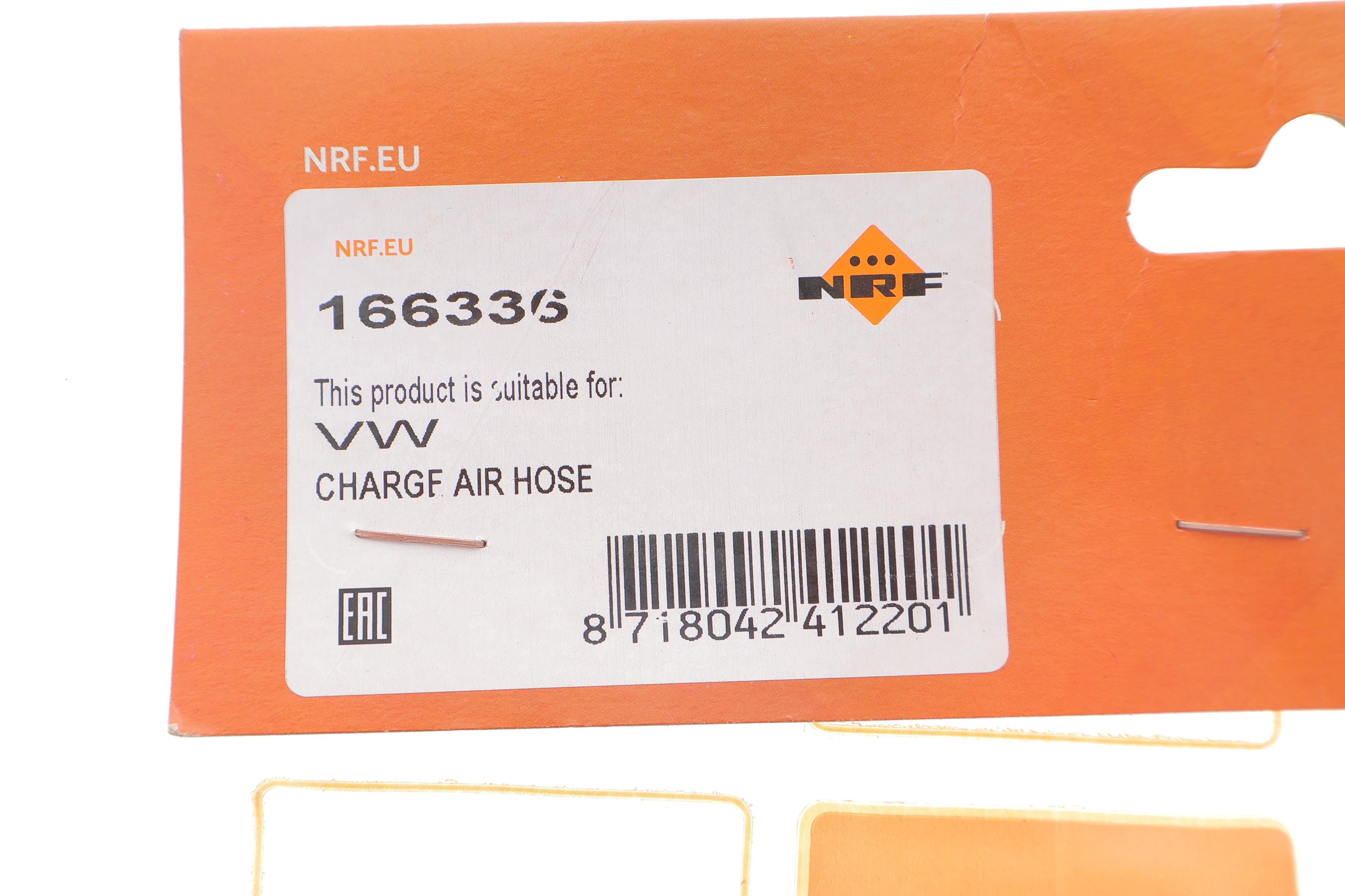 Патрубок інтеркулера (нижній) (L) Audi A3/Skoda Octavia/SuperB/VW Golf/Jetta/Passat 2.0D 03- (ззаду)